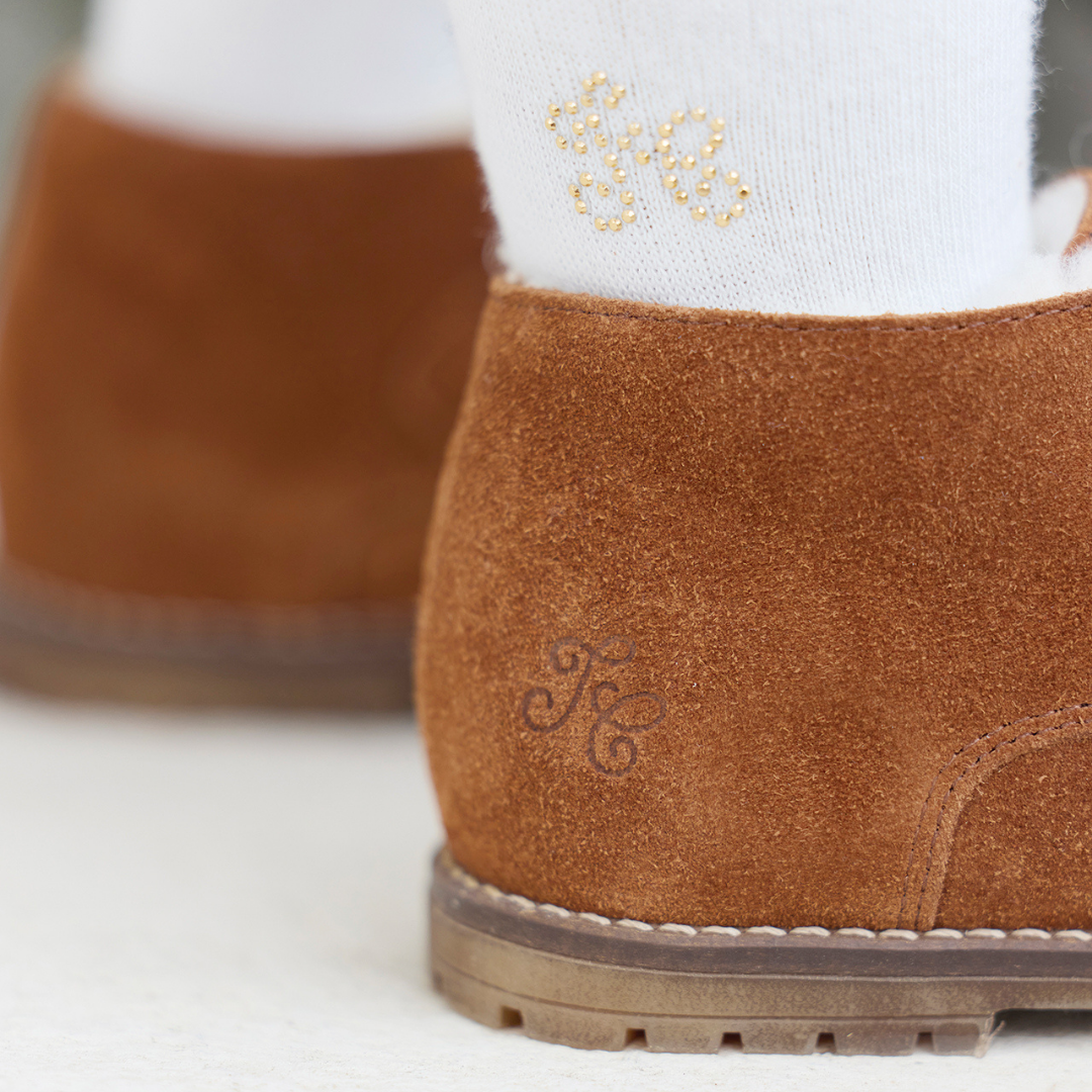 TC 2 EASY FUR - VELOURS - CHATAIGNE TARTINE ET CHOCOLAT SOULIERS