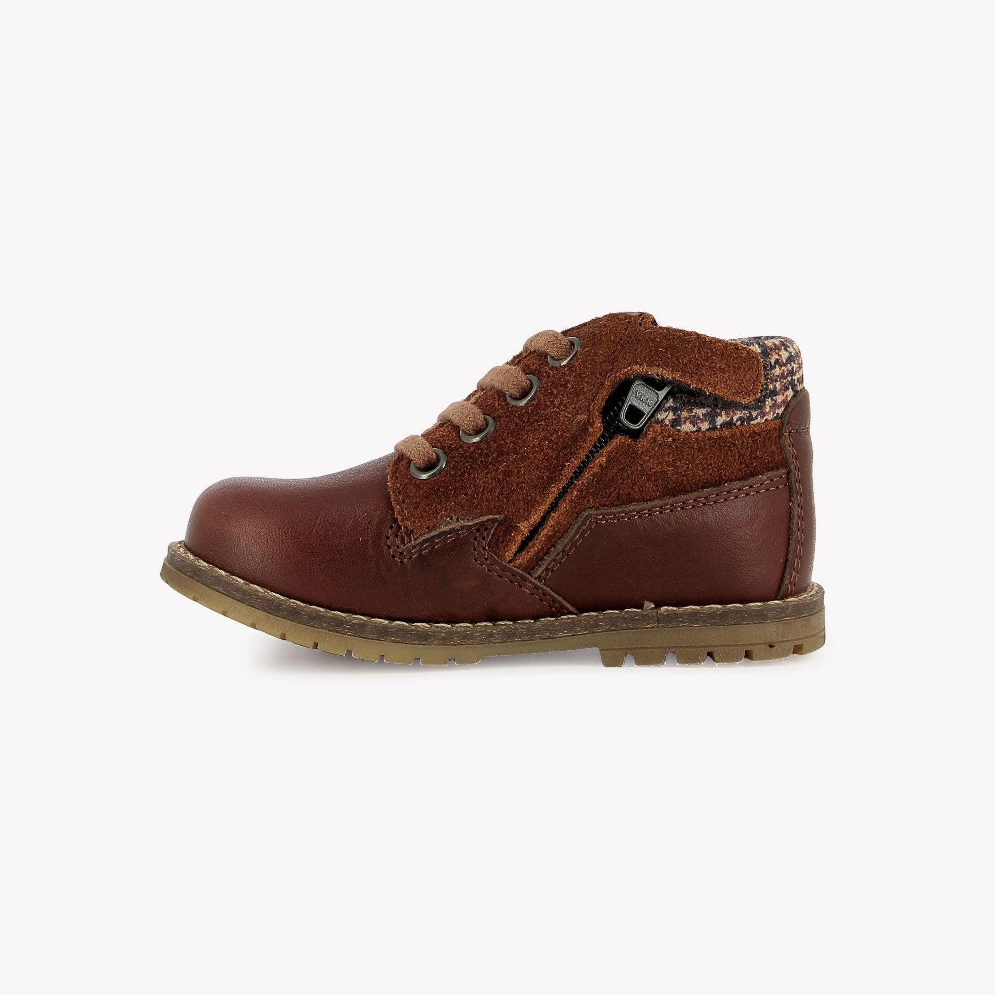 BOB ZIP WORK - NAPPA-VELOURS O - CAMEL POM D'API