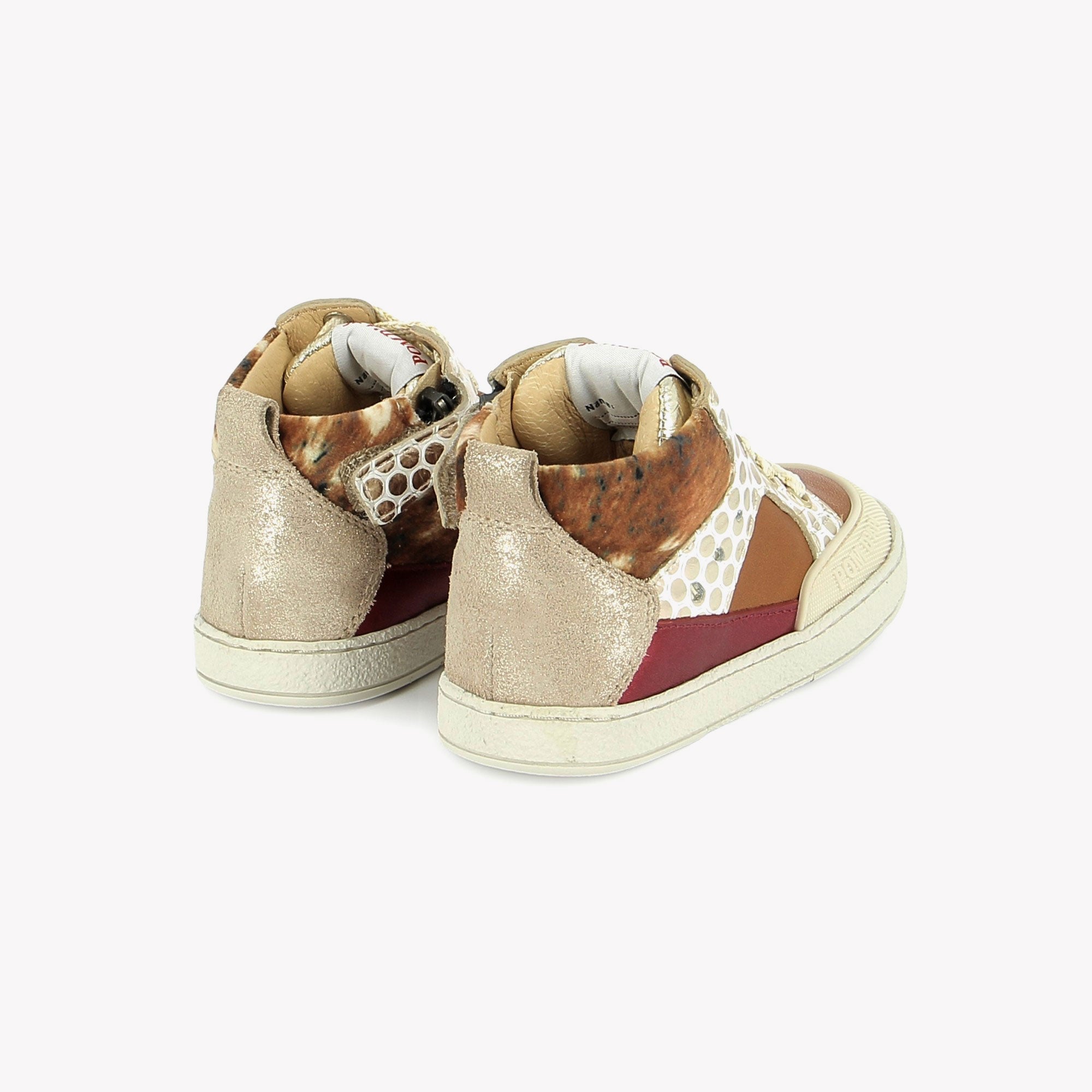 MOUSSE BUMP - NAPPA-HAIRY - OFF WHITE-LEO PURPLE POM D'API