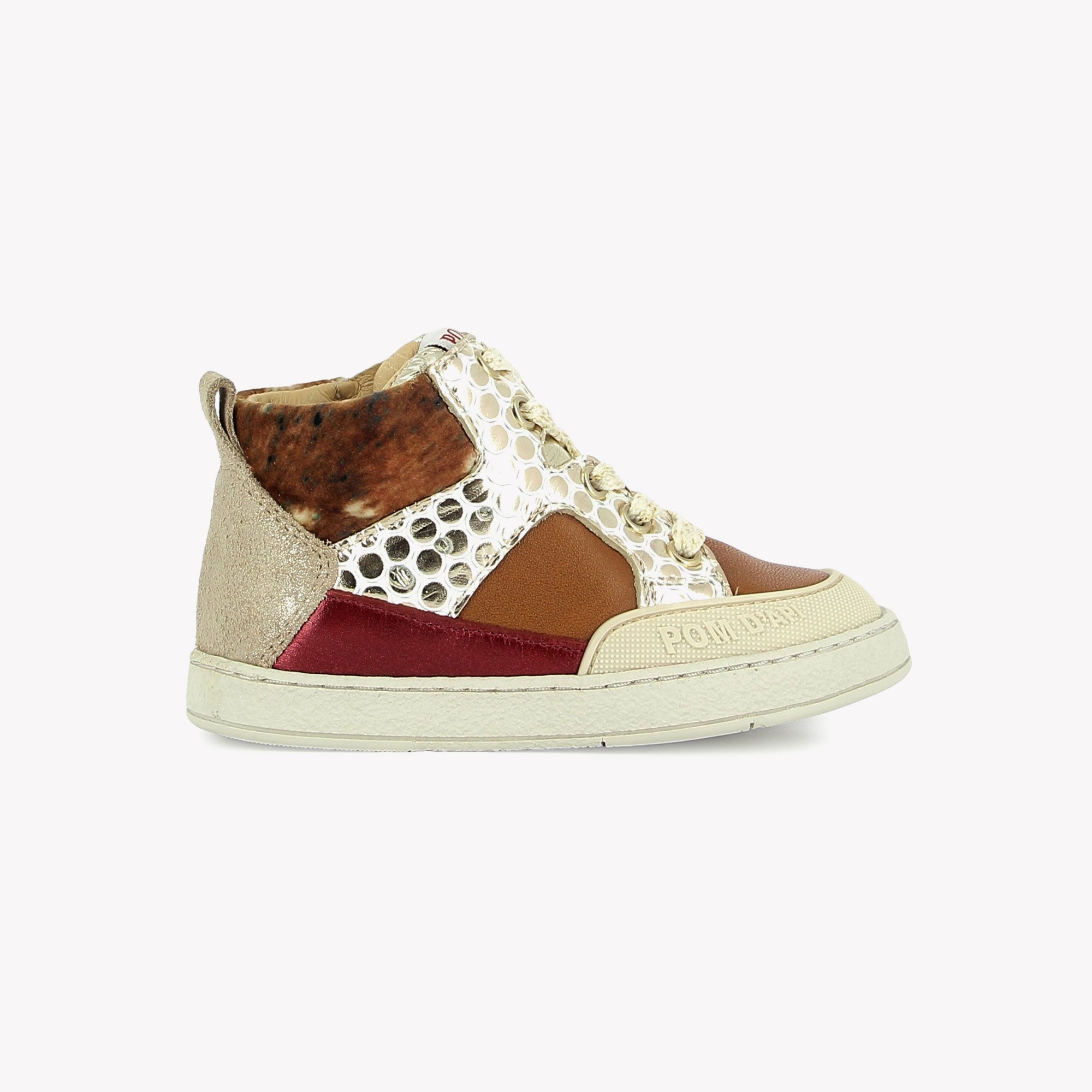 MOUSSE BUMP - NAPPA-HAIRY - OFF WHITE-LEO PURPLE POM D'API