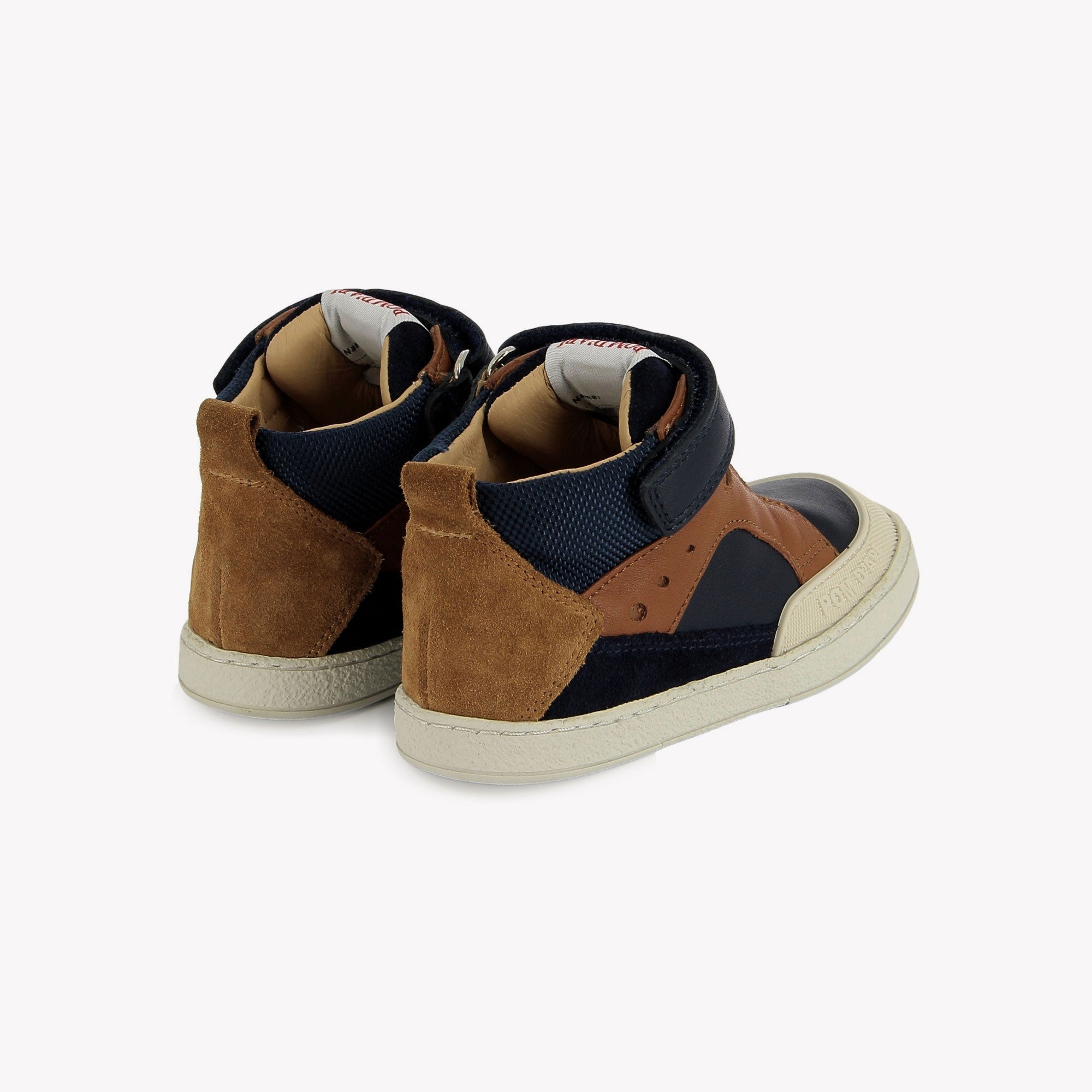 MOUSSE LIZY BUMP - NAPPA-NYLON - MARINE-CAMEL POM D'API