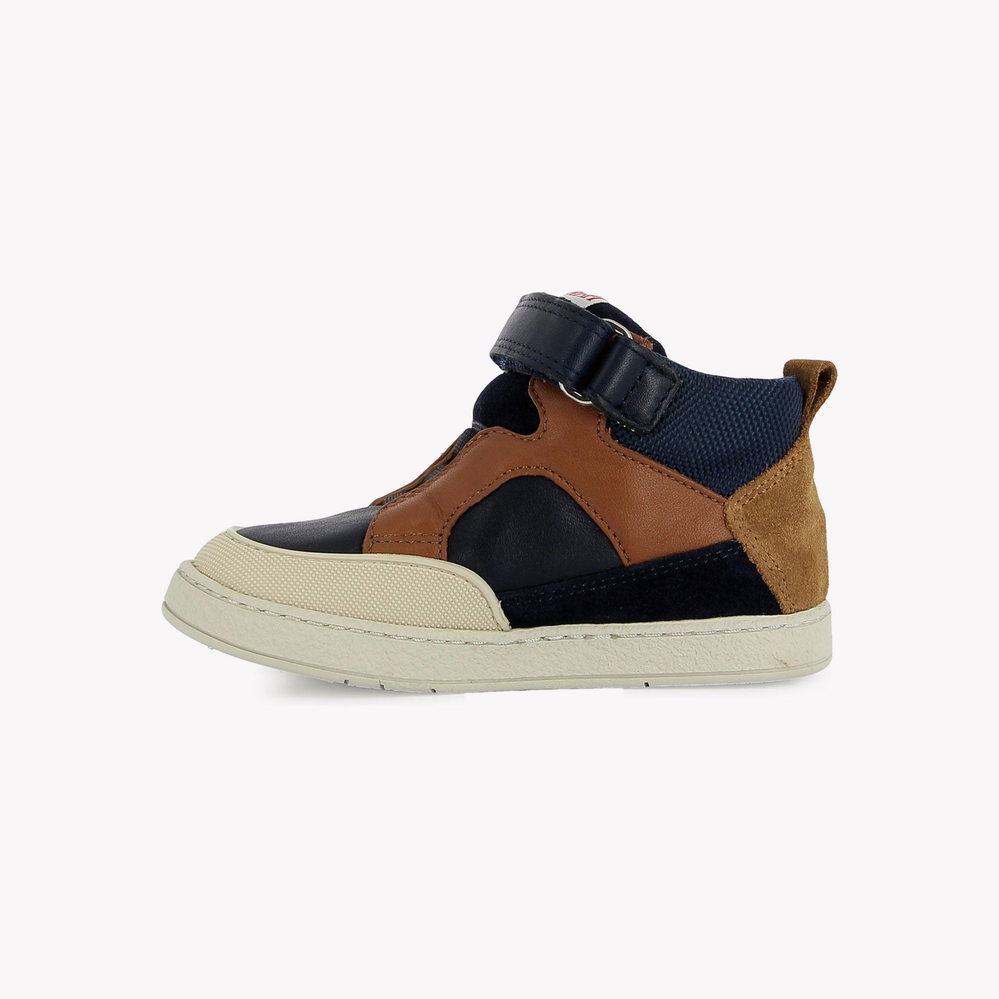 MOUSSE LIZY BUMP - NAPPA-NYLON - MARINE-CAMEL POM D'API