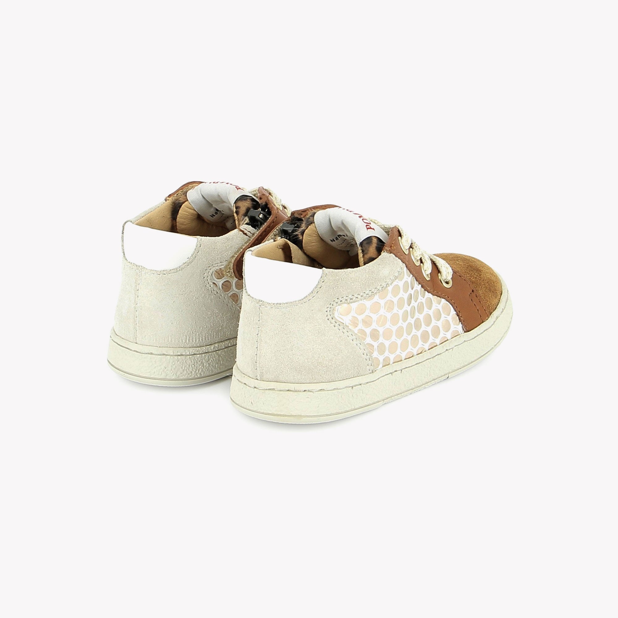 ZIP TOP MOUSSE - NAPPA-HAIRY - CARAMEL-LEO POM D'API