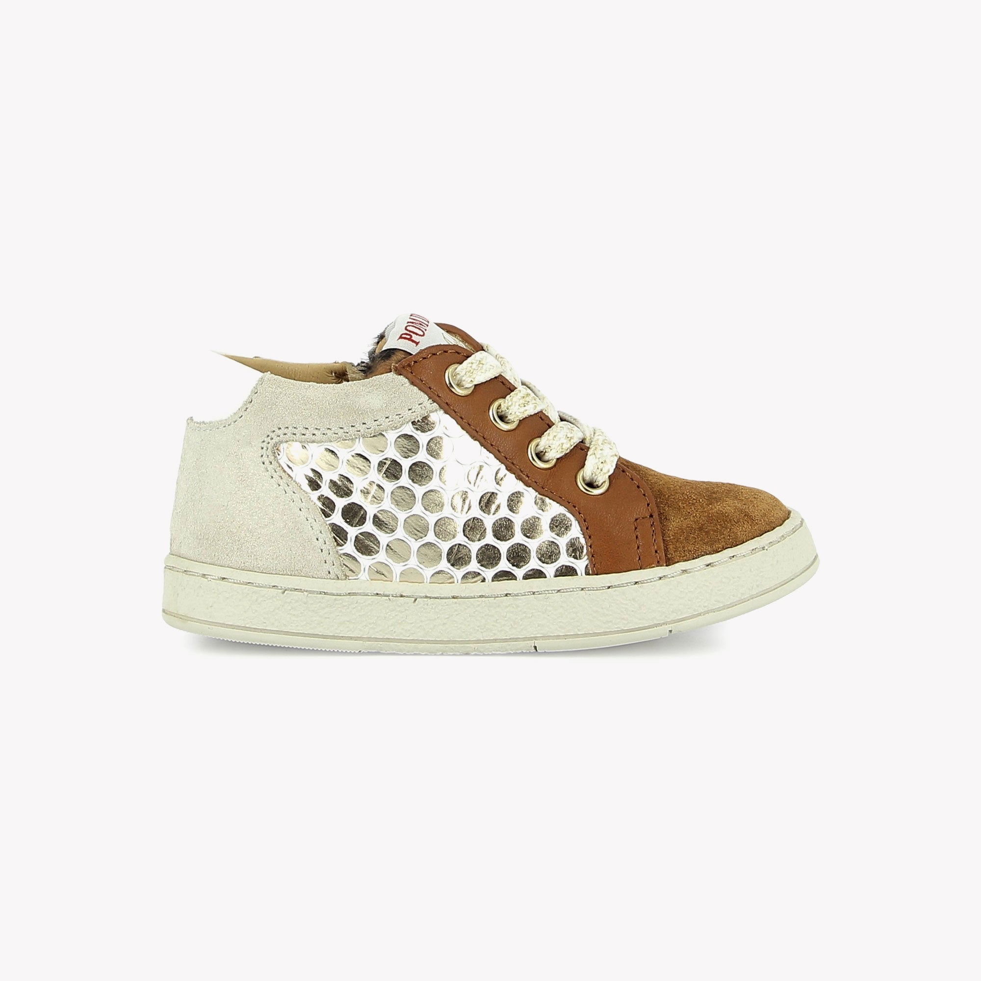 ZIP TOP MOUSSE - NAPPA-HAIRY - CARAMEL-LEO POM D'API