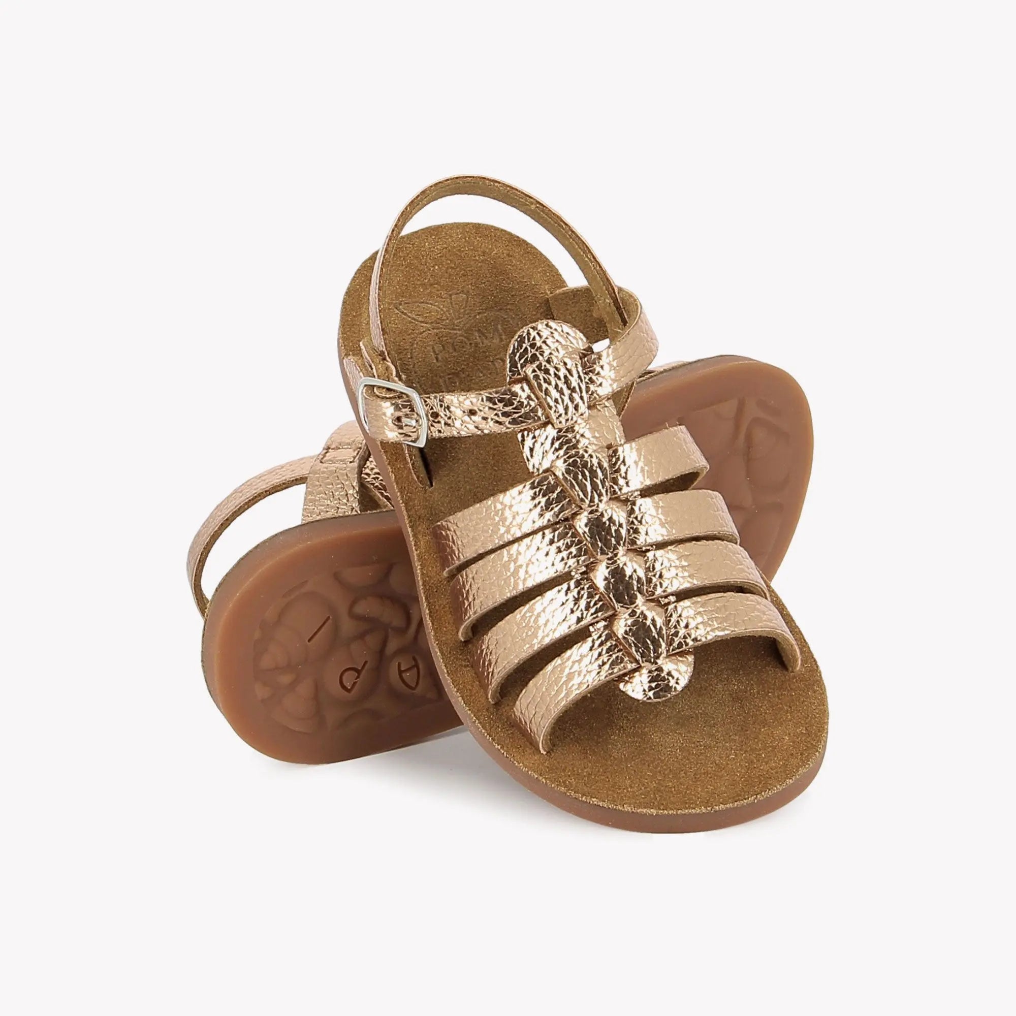 PLAGE-AIR PUR STRAP - CROSTA METAL - CUIVRE Pom d'Api