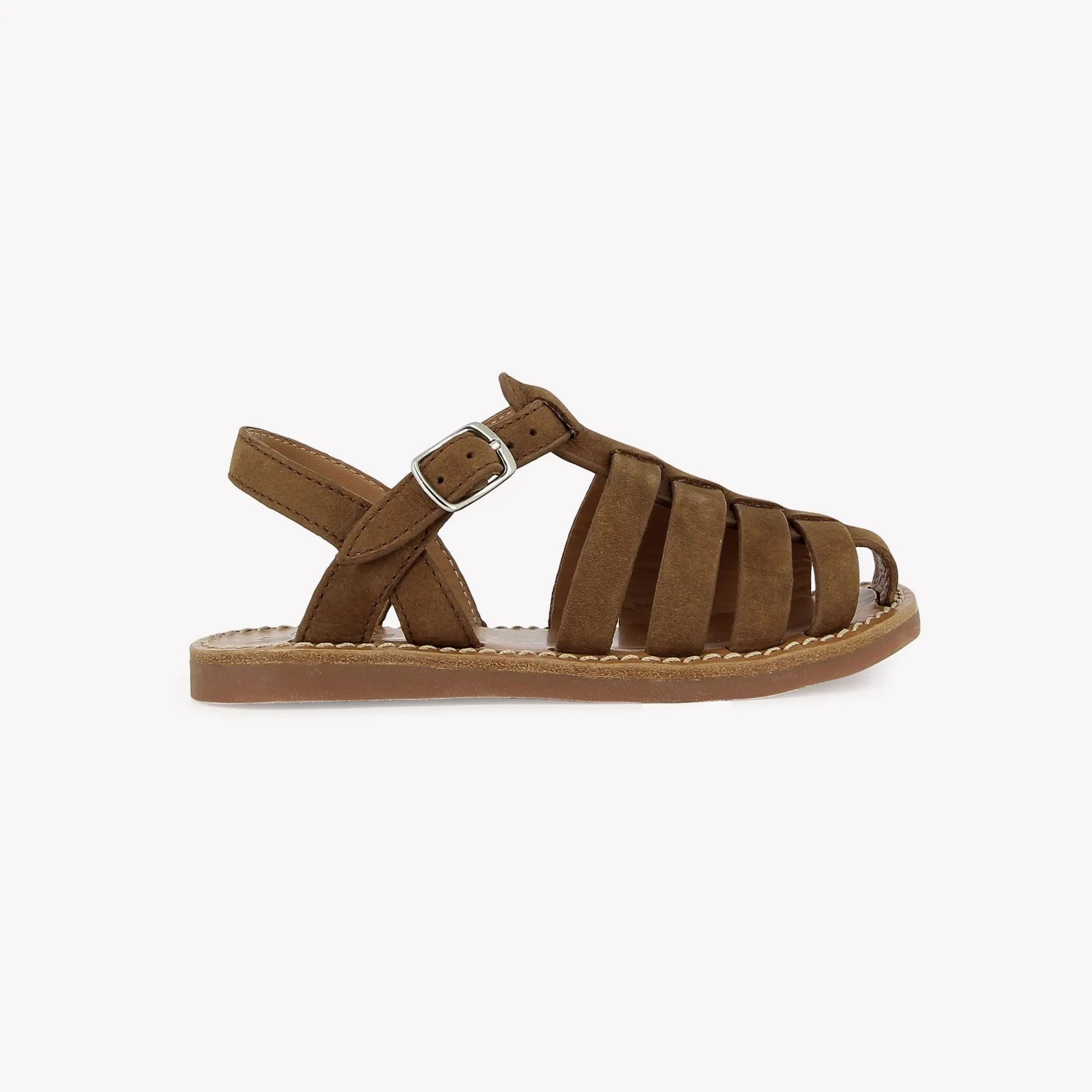 PLAGE-STITCH DAD - NUBUCK - COGNAC Pom d'Api