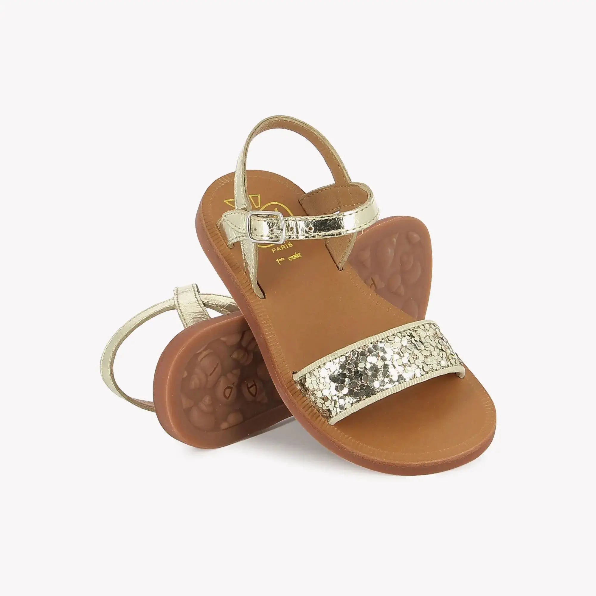 PLAGETTE BUCKLE TAO - LAM-GLI - PLATINE-OR Pom d'Api