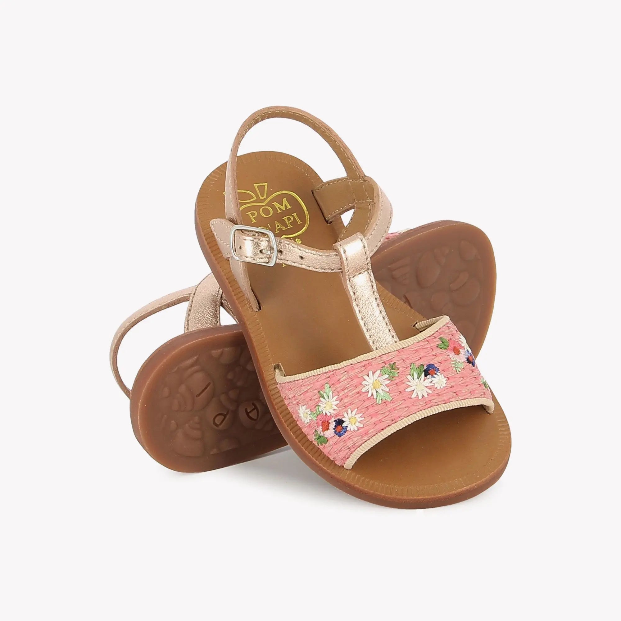 RAPHIA BROD PLATE - LAMINATO-RAPHIA - AZALEA-COPPER Pom d'Api