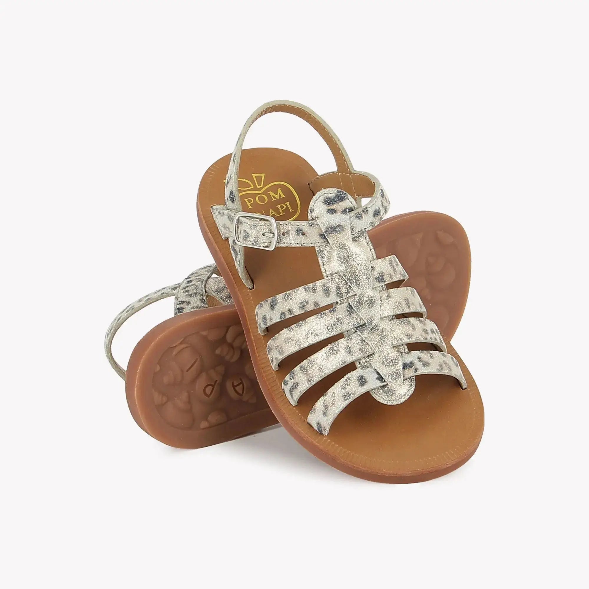 PLAGETTE STRAP - JASPER - BIANCO PLATINO Pom d'Api