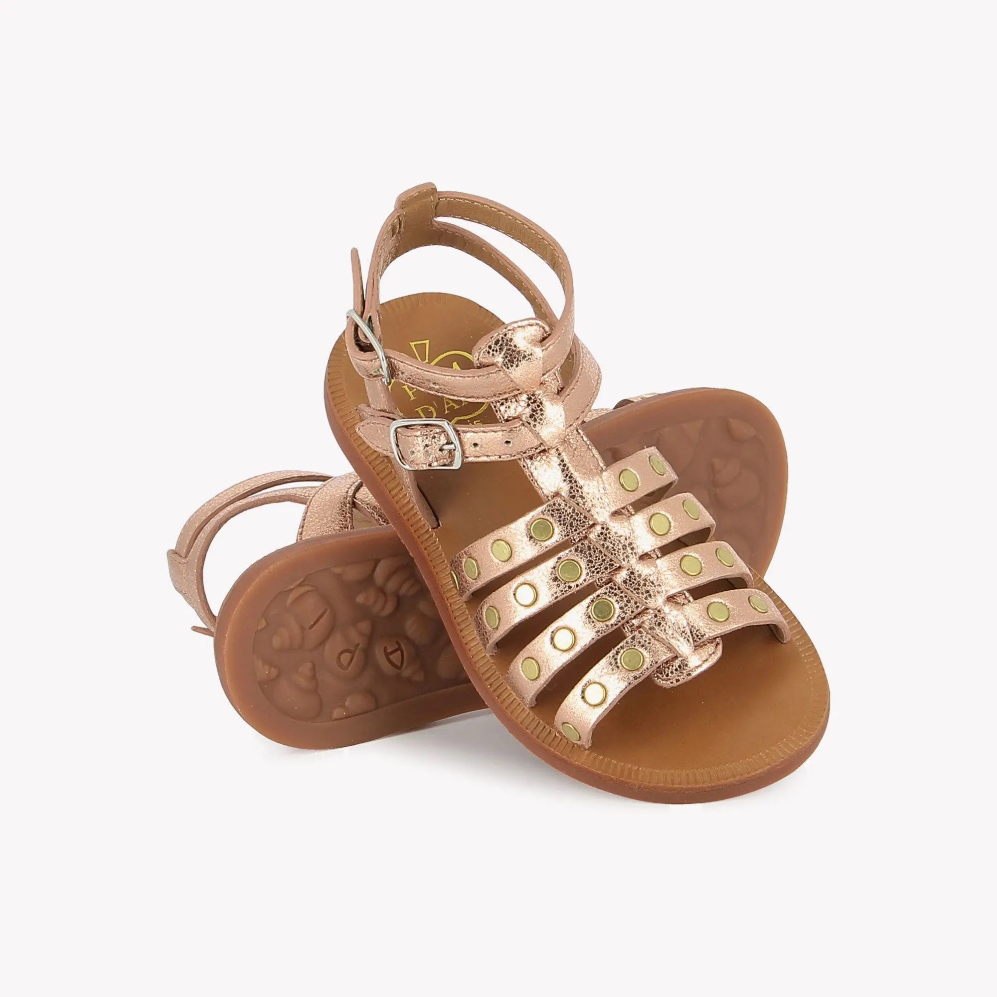 PLAGETTE STUD - LAMINATO MILLED - CUIVRE Pom d'Api