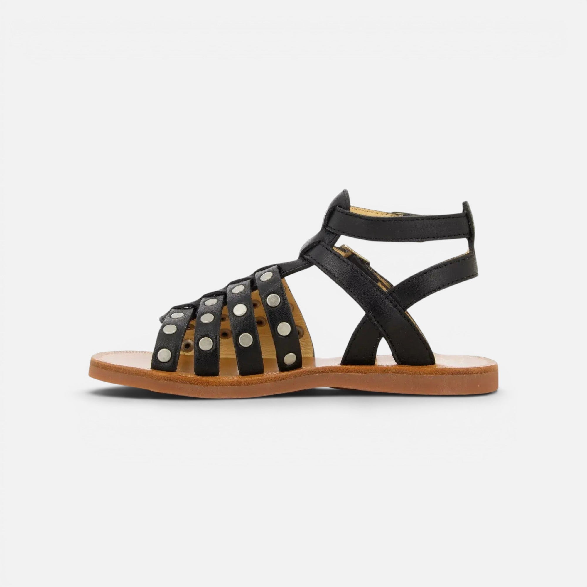 SANDALS in - PLAGETTE STUD - NAPPA - BLACK