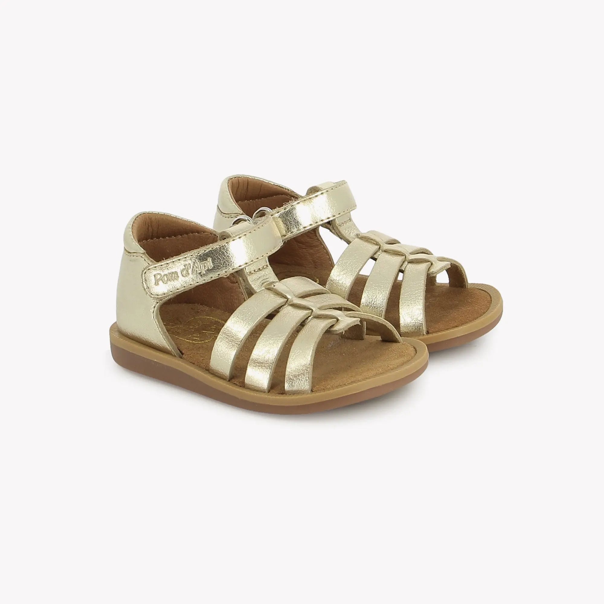 POPPY AIR PUR STRAP - CROSTA PUR - PLATINE Pom d'Api