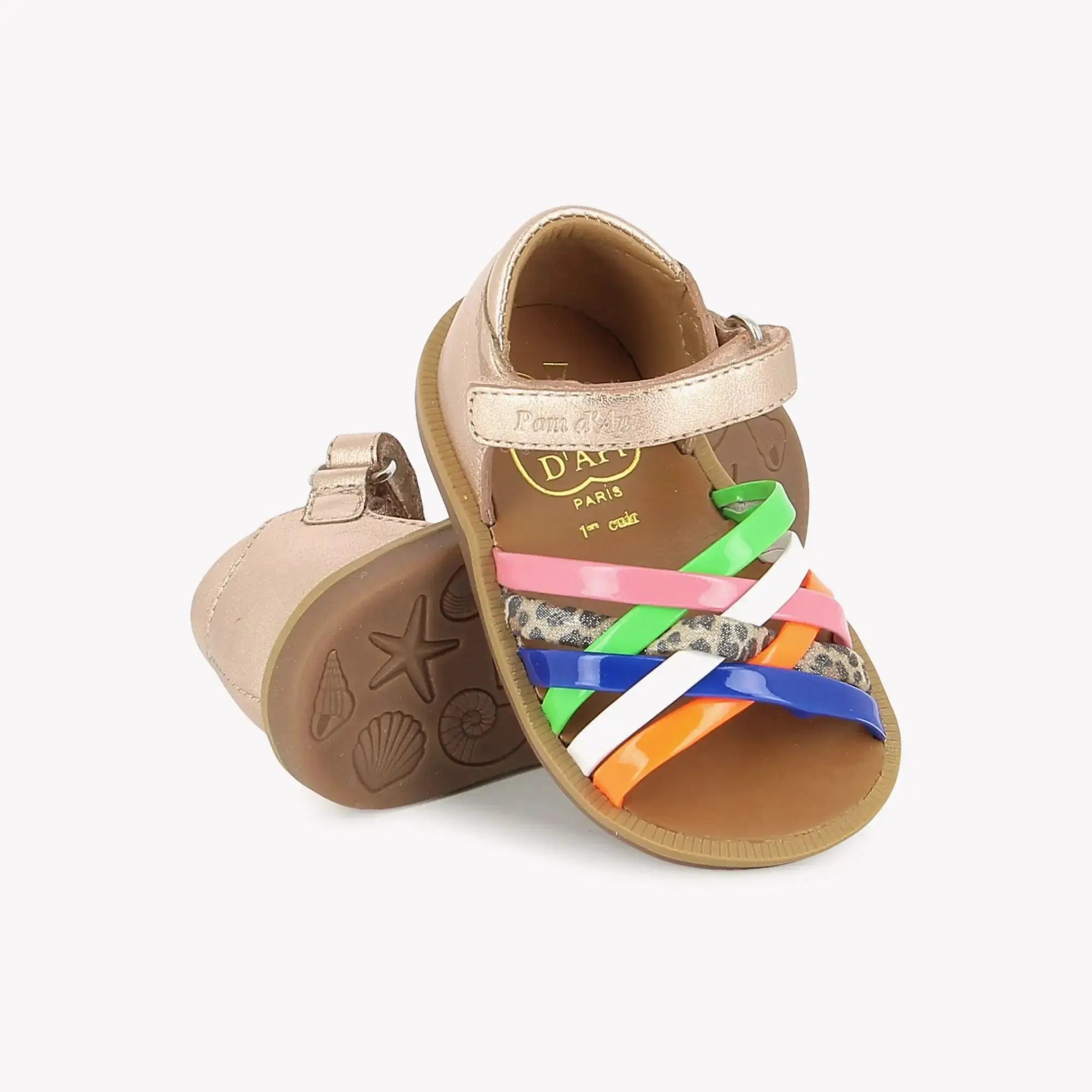 POPPY LUX - LAMINATO-VERNIS - CUIVRE-MULTI FLUO Pom d'Api