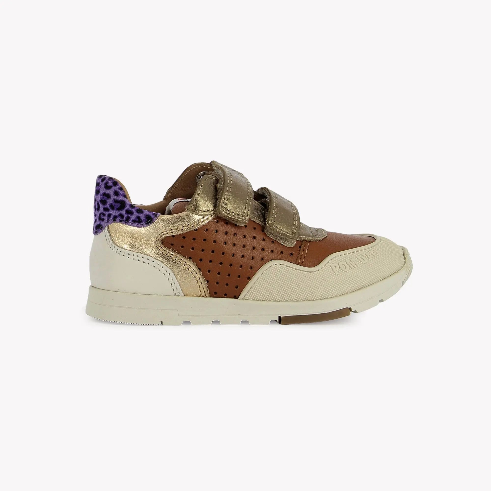 POUSS BUMP PERFO - NAPPA-LAMINATO - CUERO-IVORY POM D'API