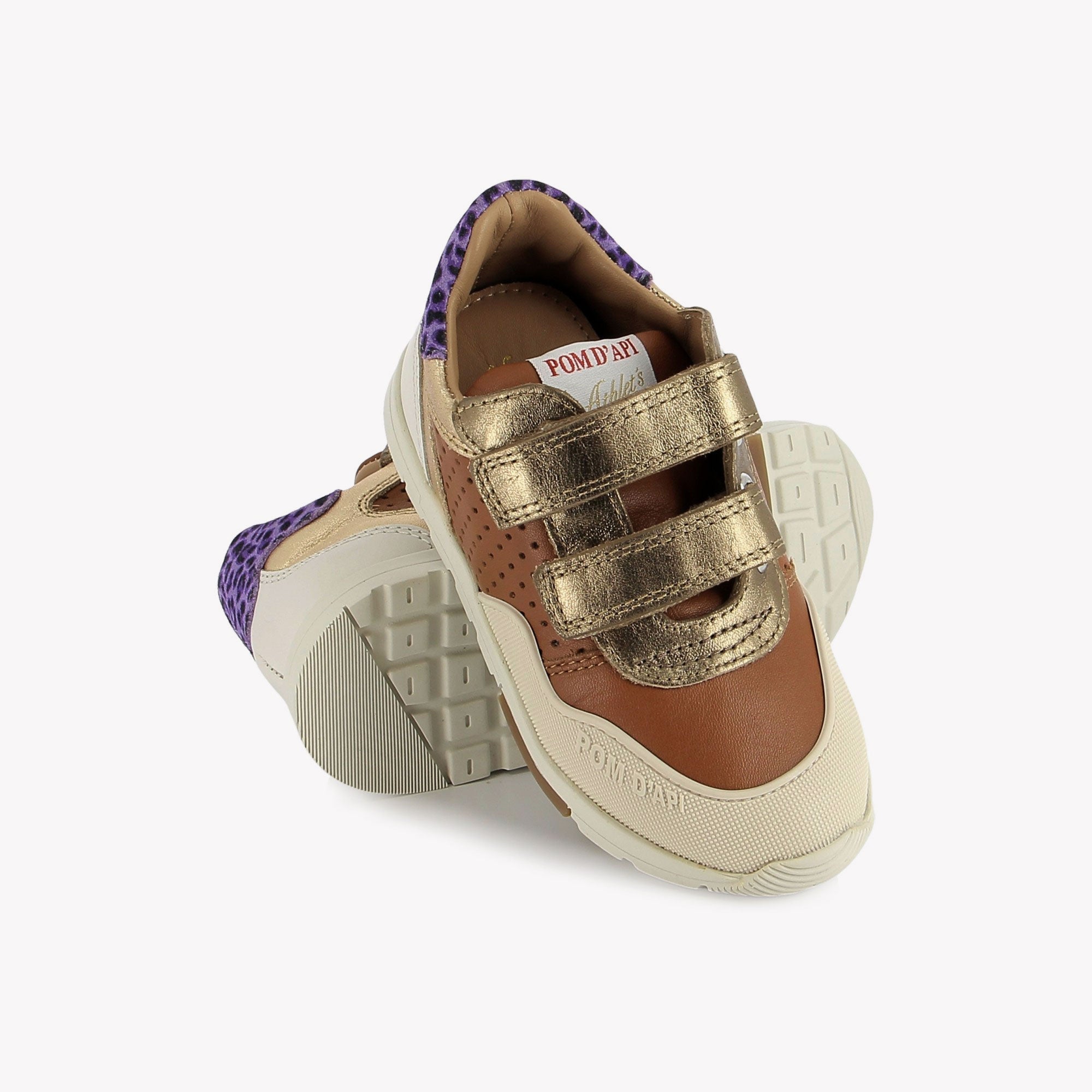 POUSS BUMP PERFO - NAPPA-LAMINATO - CUERO-IVORY POM D'API