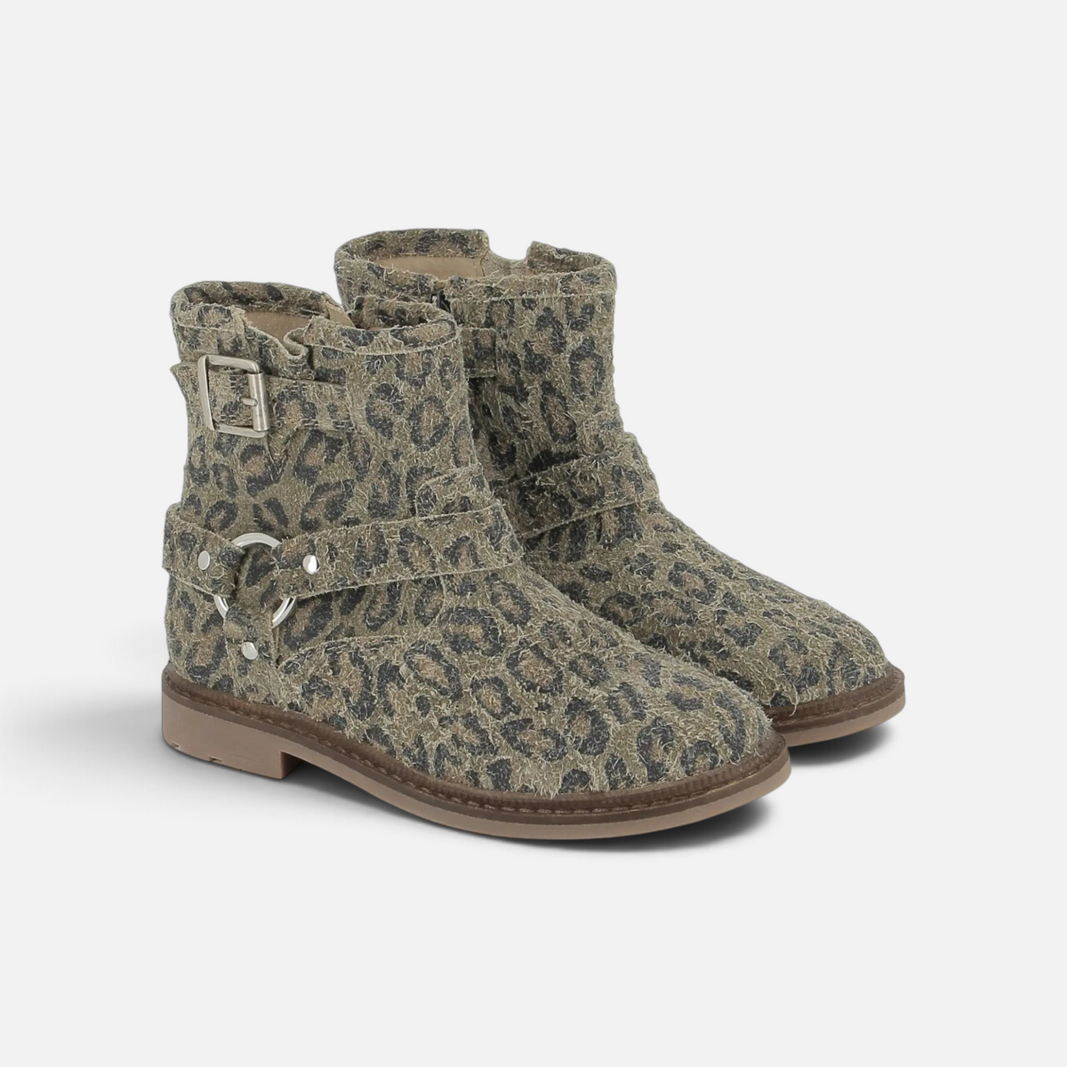 AUSTIN SISTER BOOTS - LEOBABYFUR - VISONE POM D'API