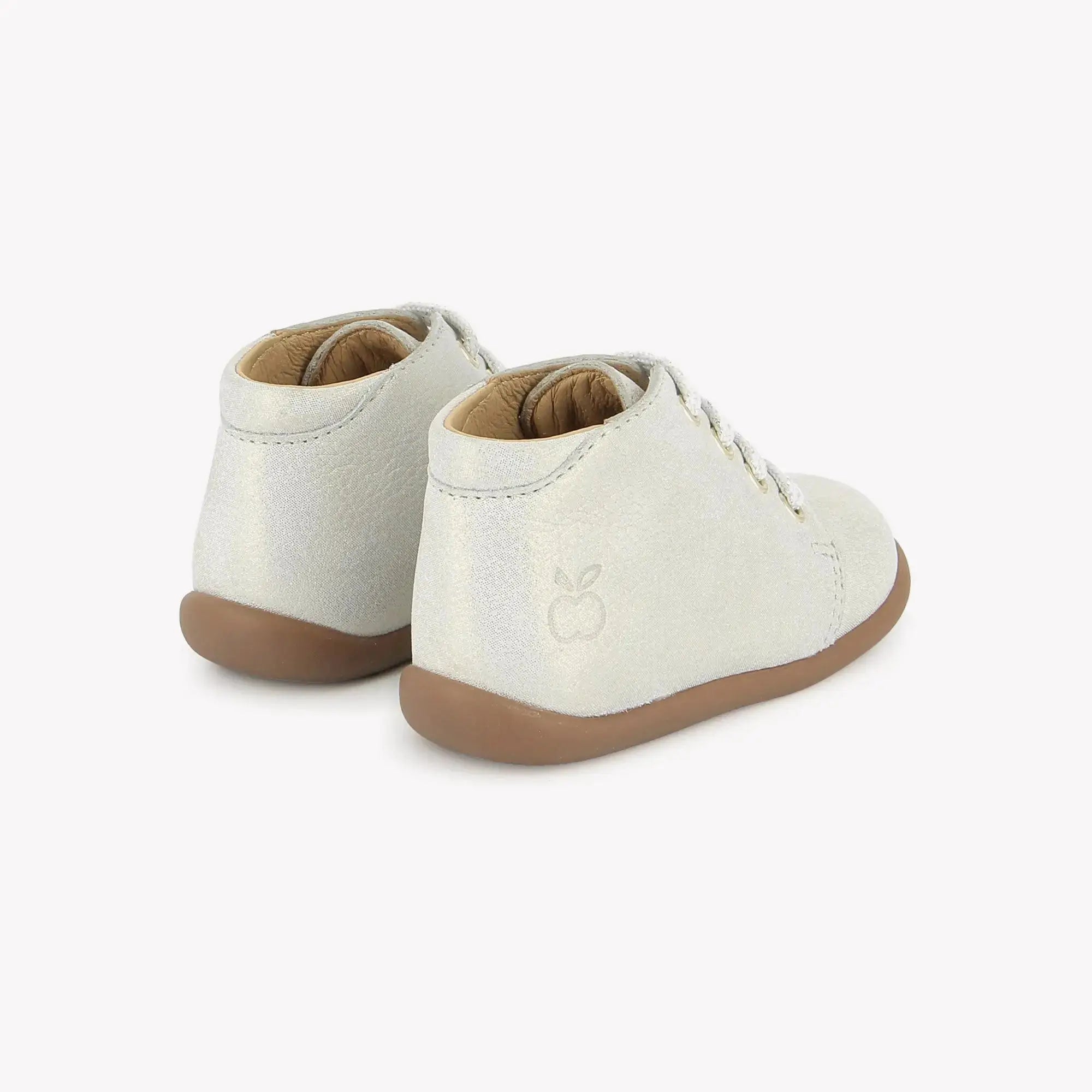 STAND-UP BOTTINE - LAMINATO GRAINE - NEVE Pom d'Api