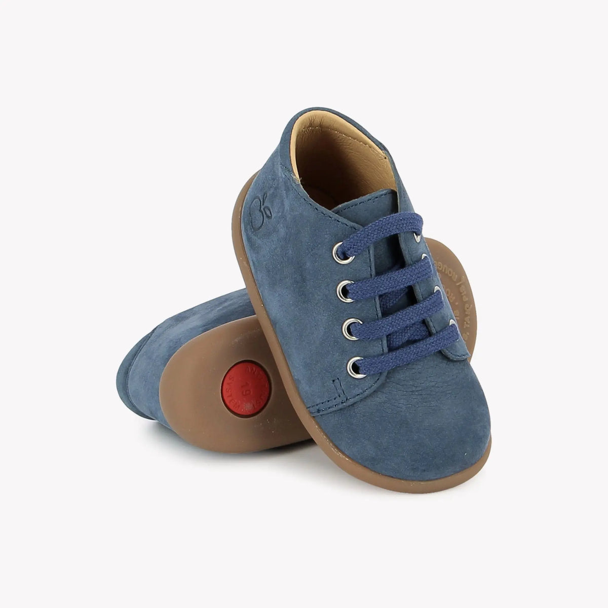 STAND-UP BOTTINE - NUBUCK - JEANS POM D'API