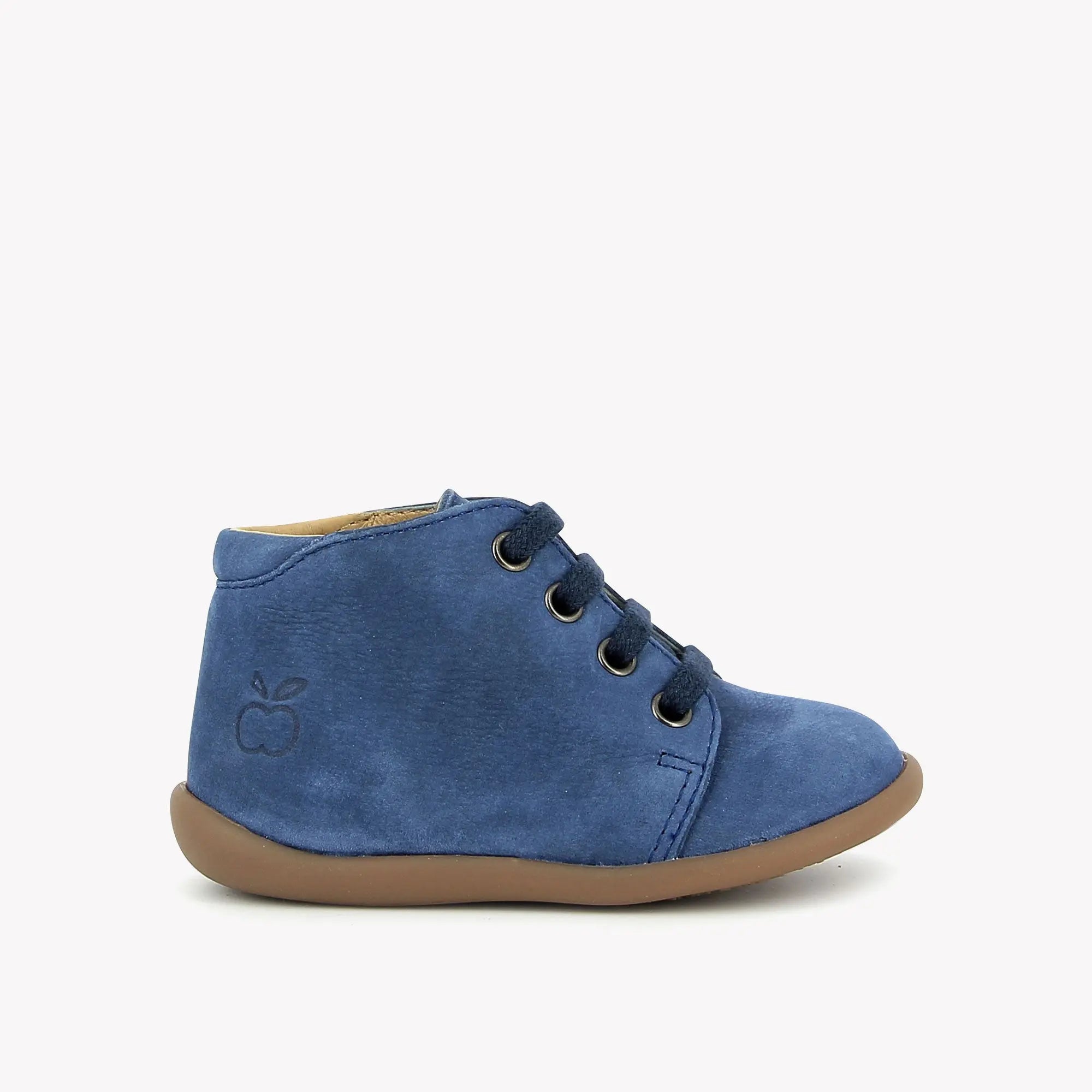 STAND-UP BOTTINE - NUBUCK - JEANS POM D'API