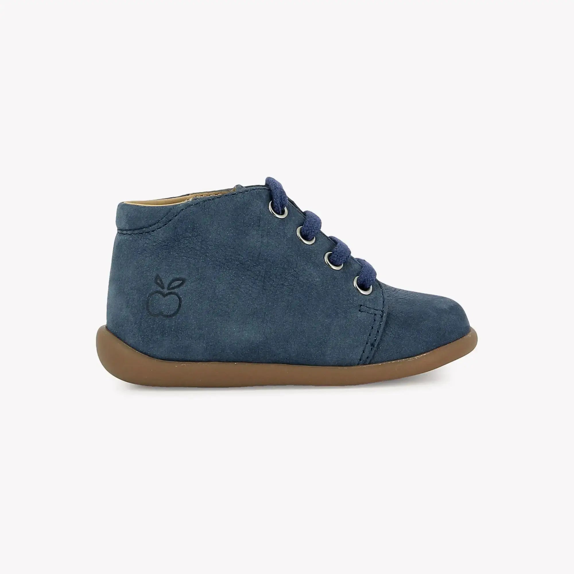 STAND-UP BOTTINE - NUBUCK - JEANS Pom d'Api