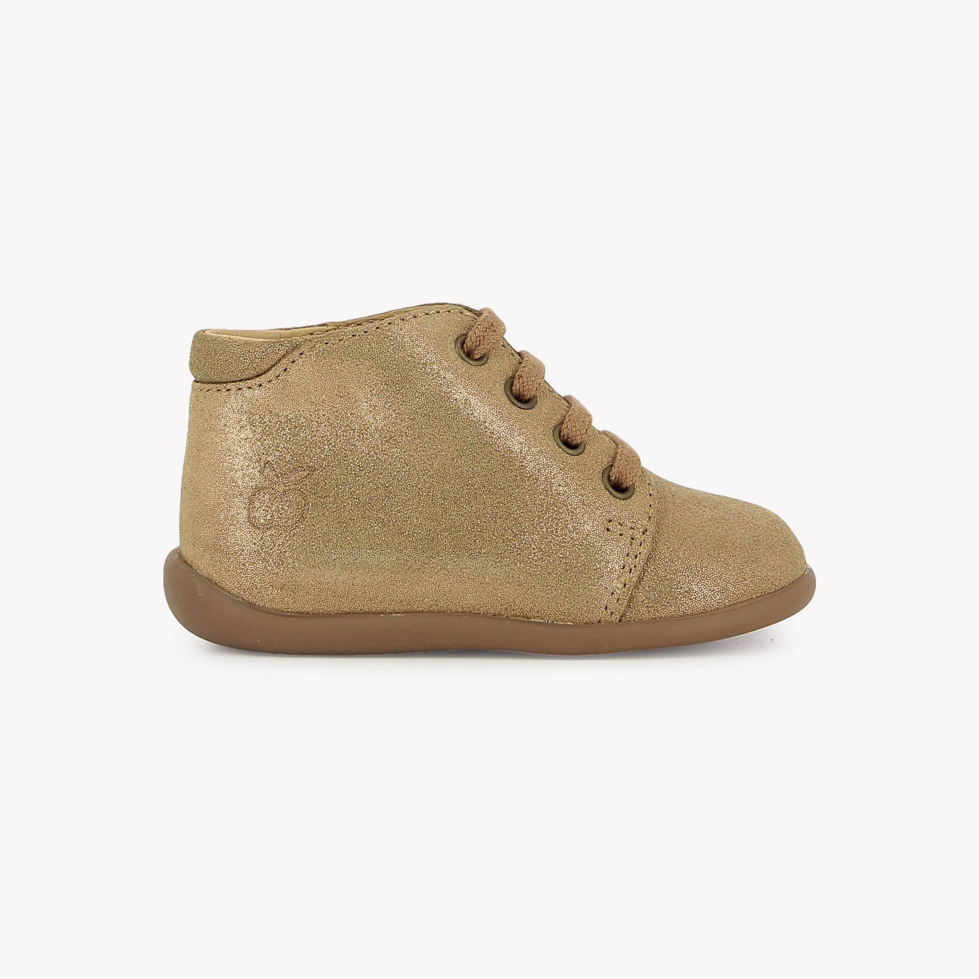 STAND-UP BOTTINE - VELVET DEVON - CARAMEL POM D'API