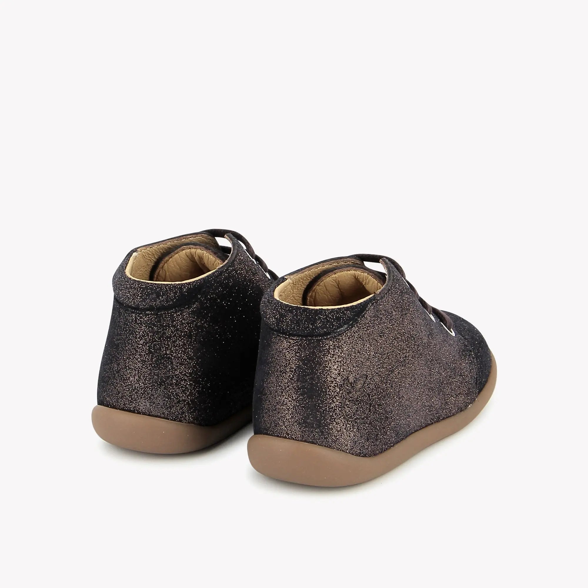 STAND-UP BOTTINE - VELOURS RAME - UNIVERSE POM D'API