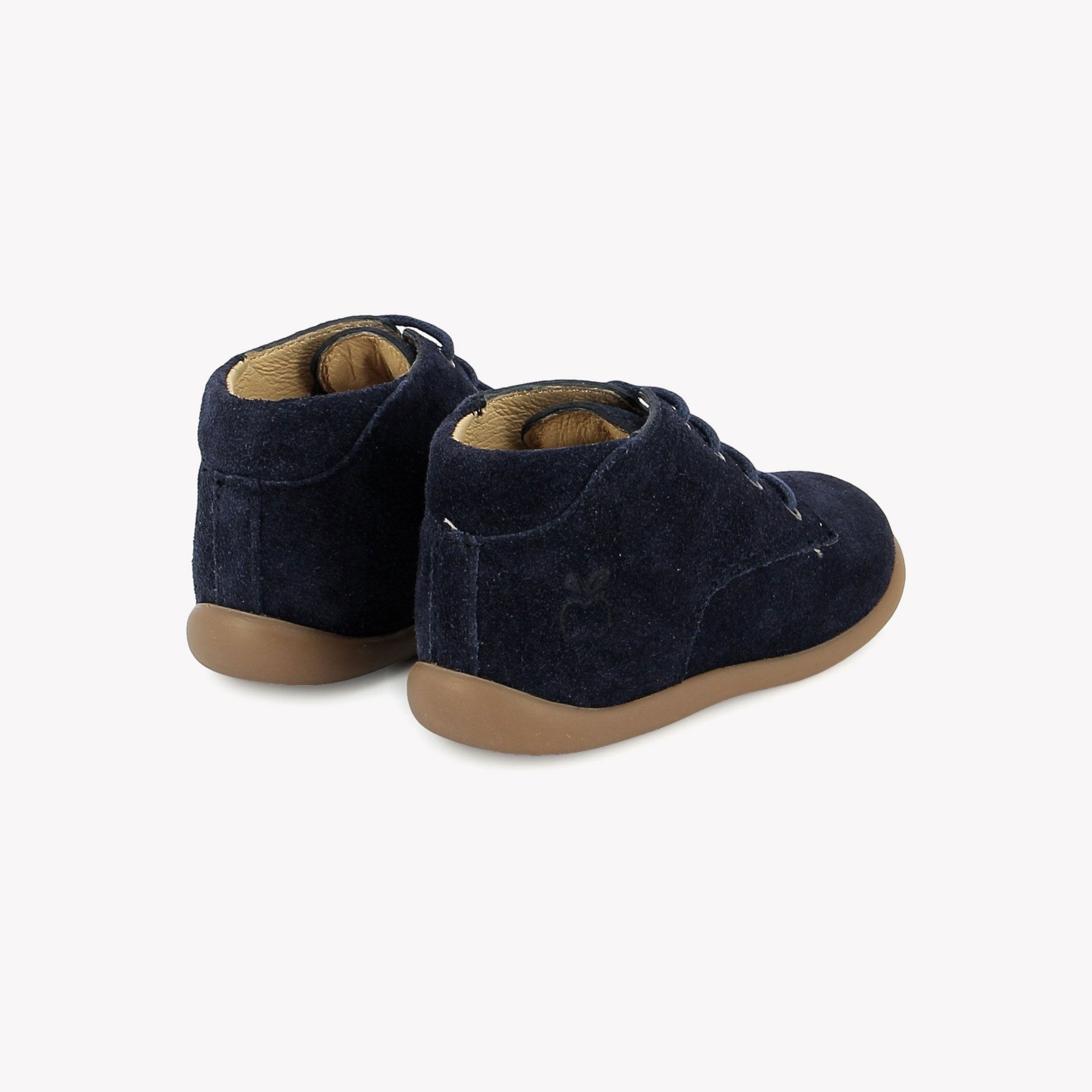 STAND-UP DERBY - VELOURS - NAVY POM D'API