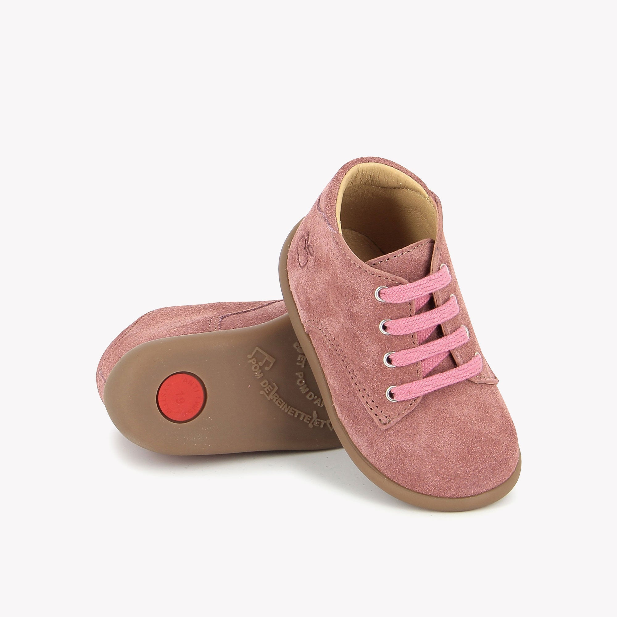 STAND-UP DERBY - VELOURS - ROSY POM D'API