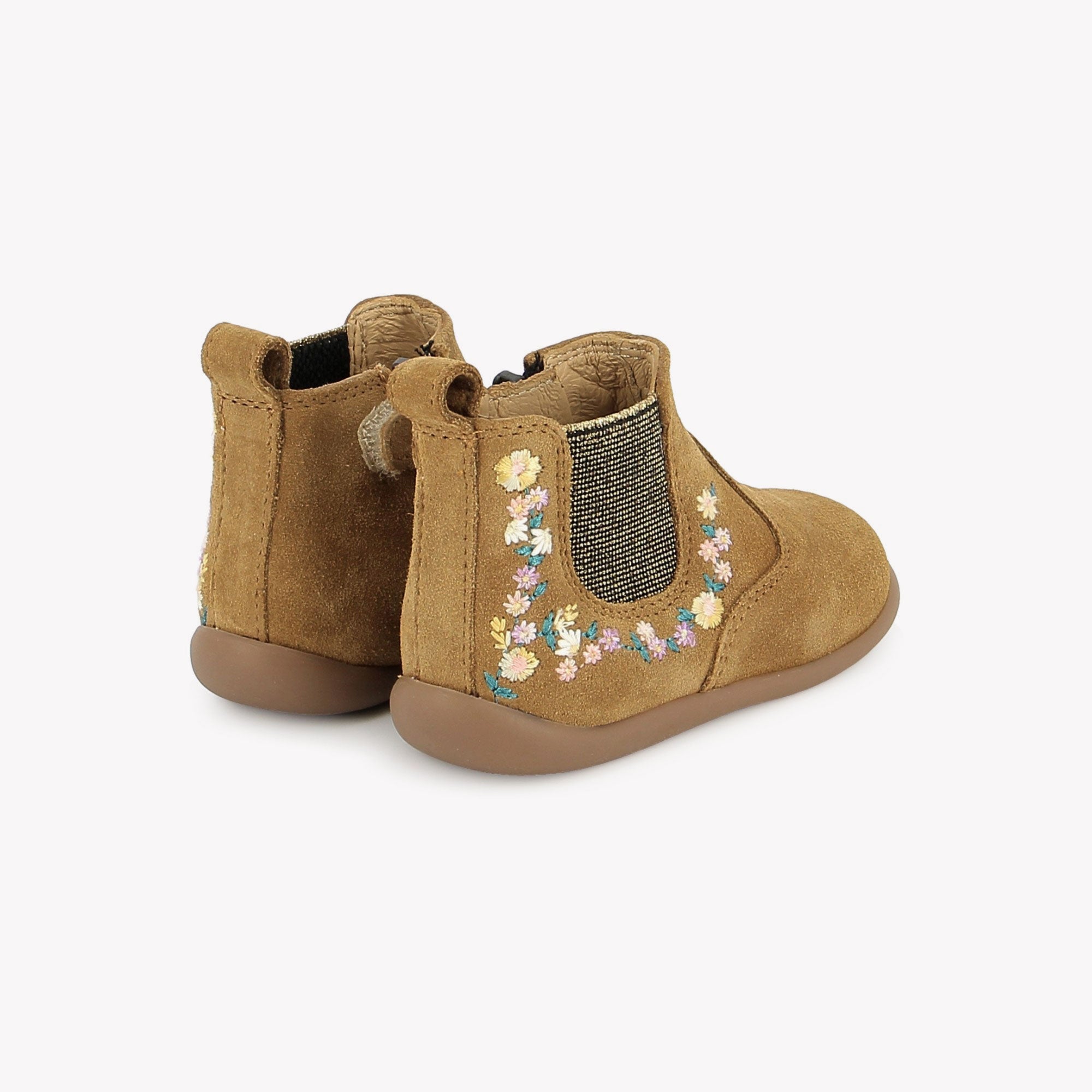 STAND-UP JOD BROD - VELOURS - CAMEL POM D'API