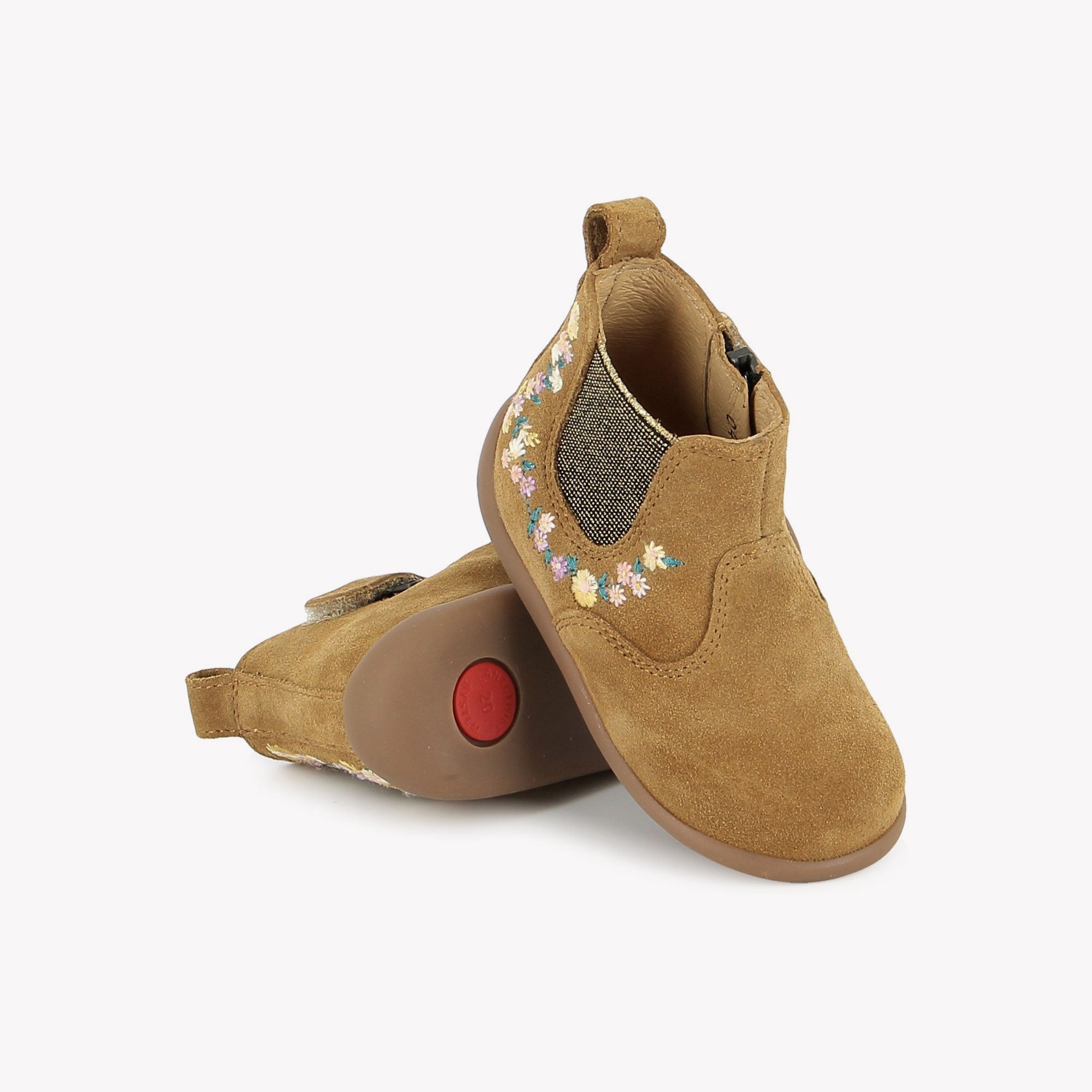 STAND-UP JOD BROD - VELOURS - CAMEL POM D'API