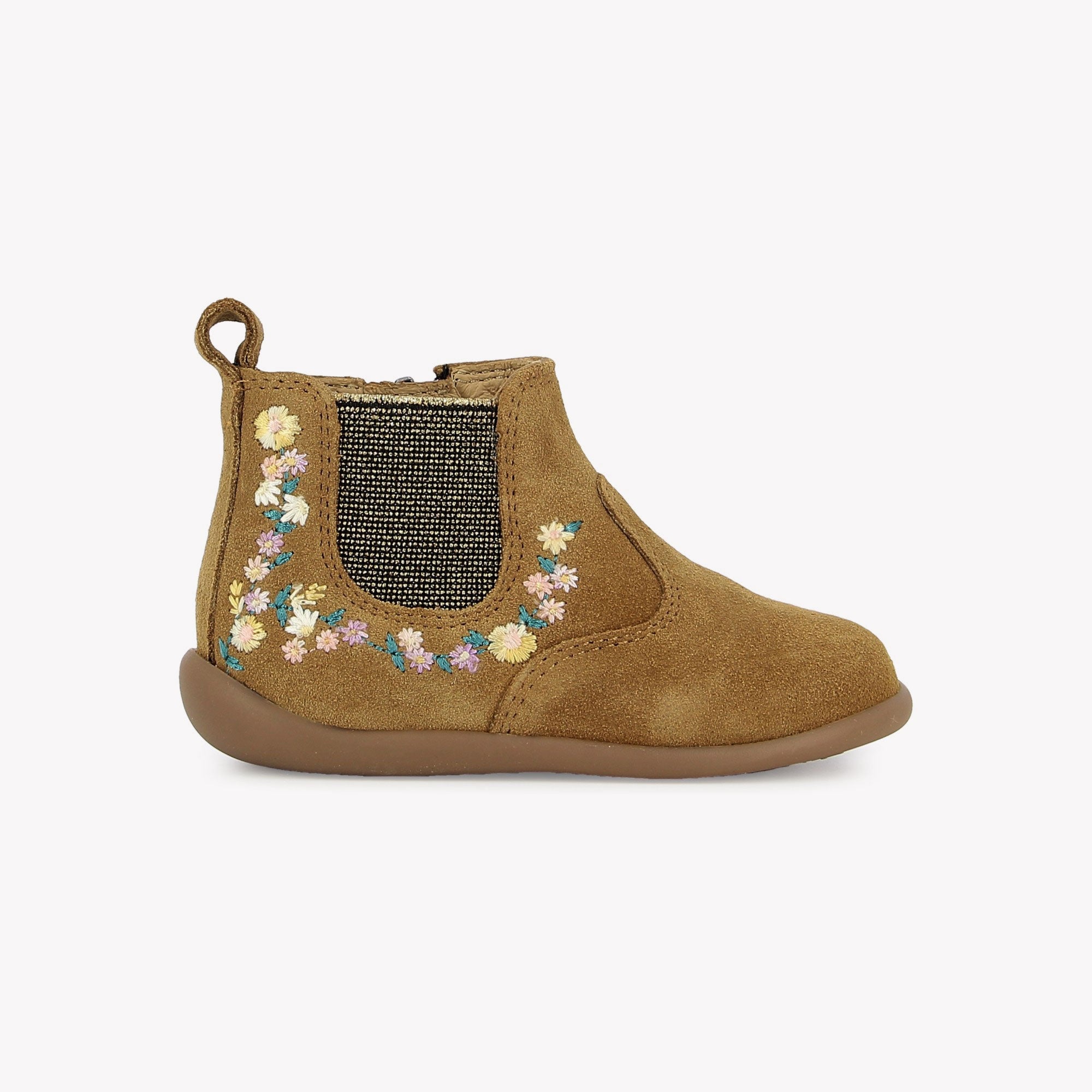 STAND-UP JOD BROD - VELOURS - CAMEL POM D'API