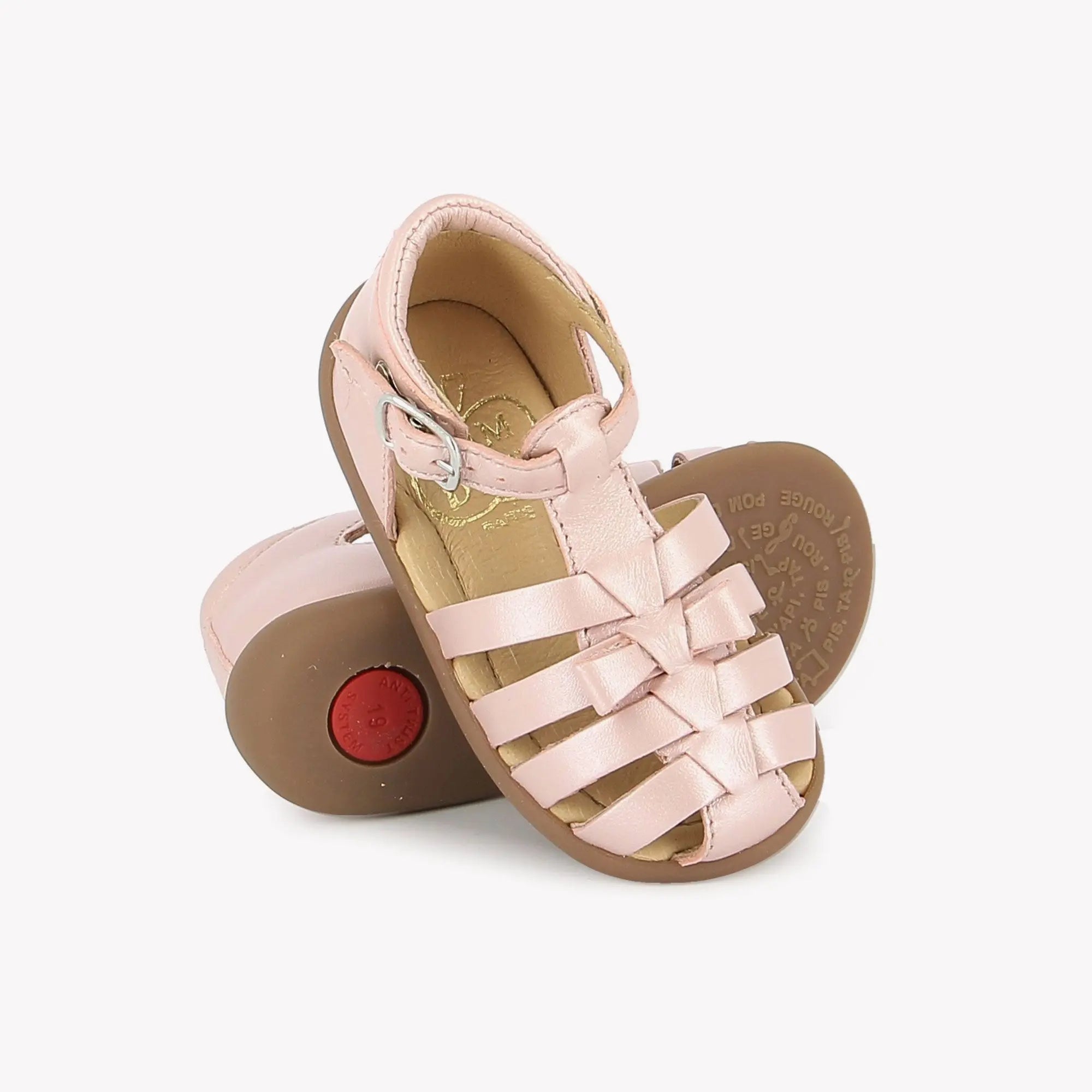 STAND-UP KNOT - CASIOPEA - ROSE NACRE Pom d'Api