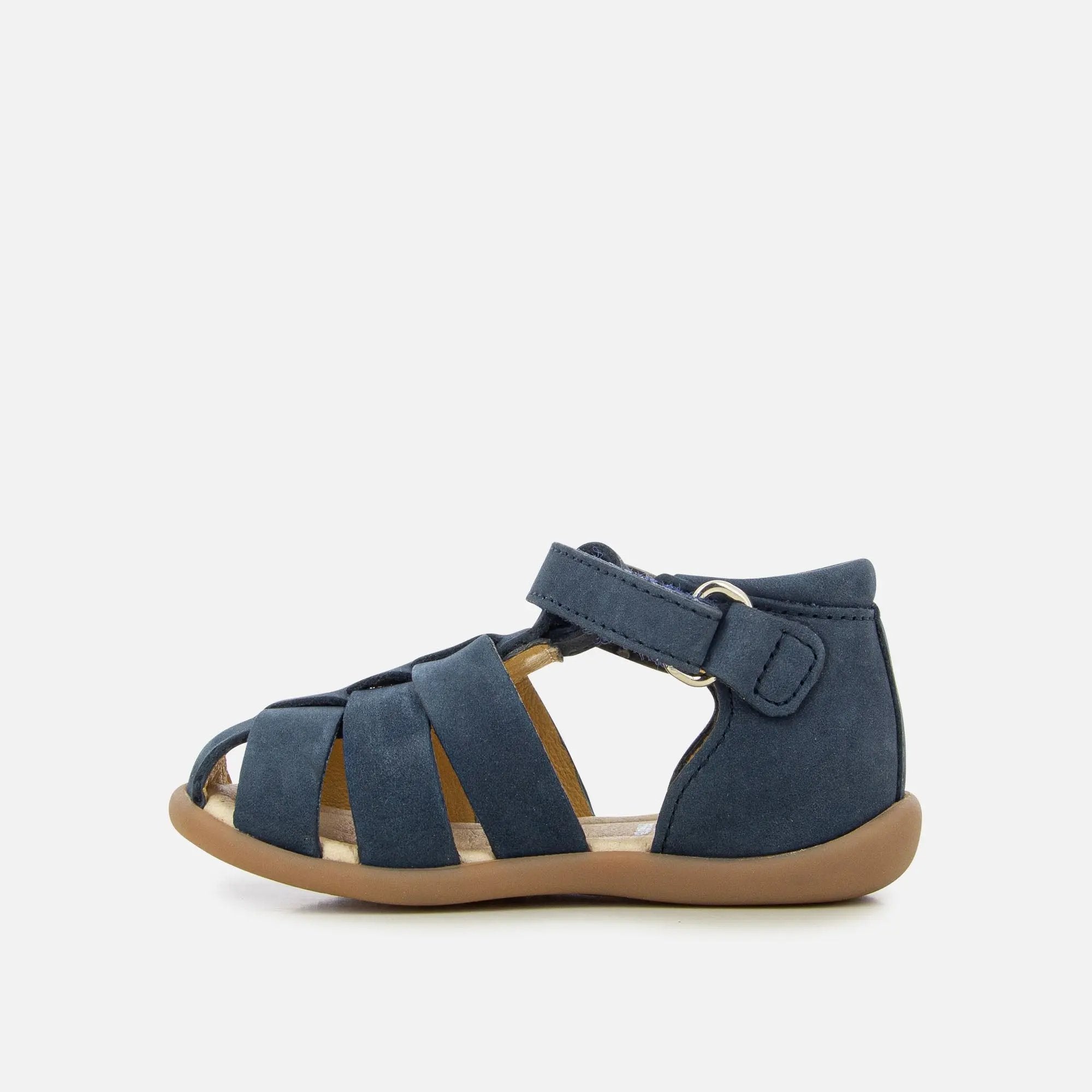 STAND-UP PAPY NUBUCK Bleu POM D'API