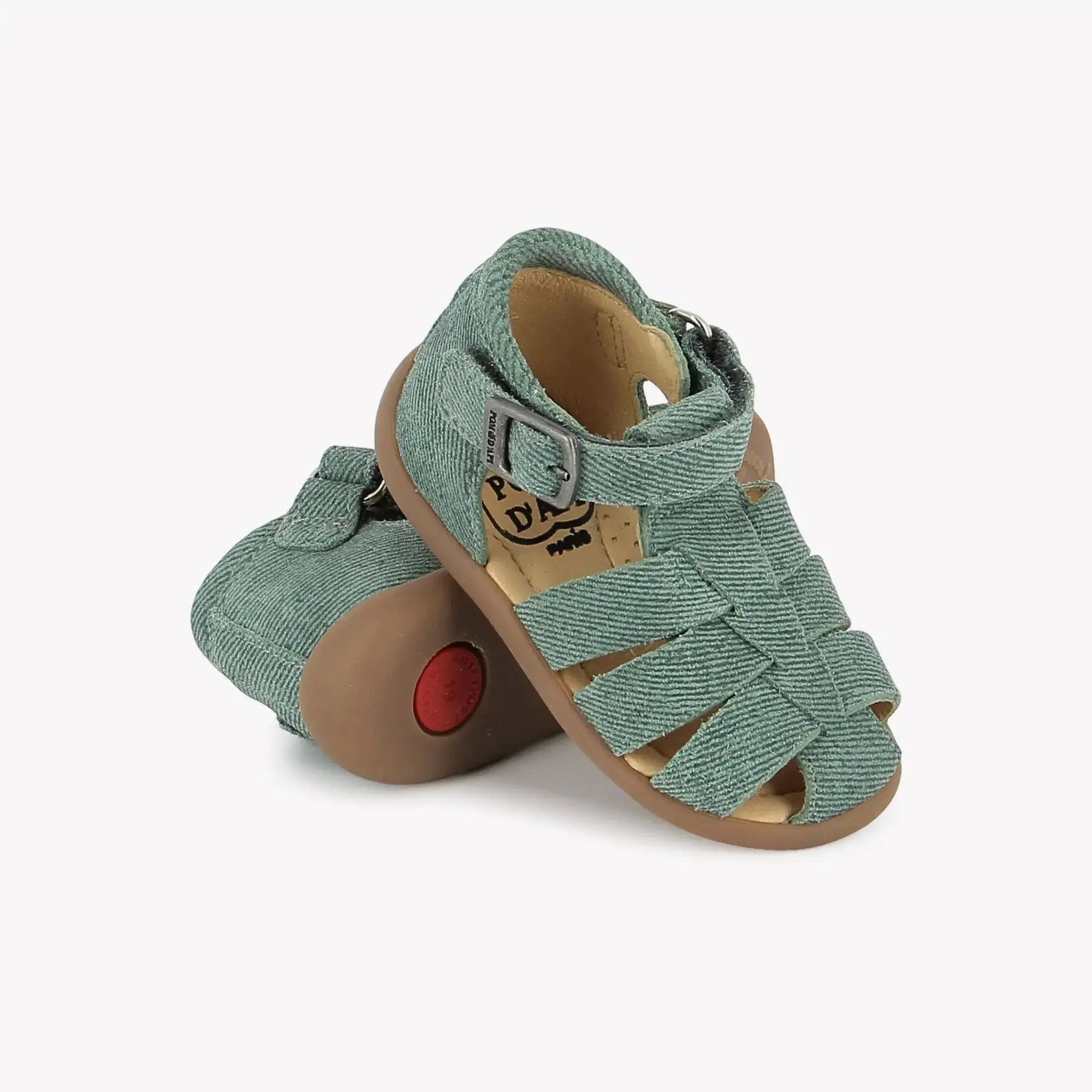 STAND-UP PAPY - VELOURS ALFA - MINT Pom d'Api