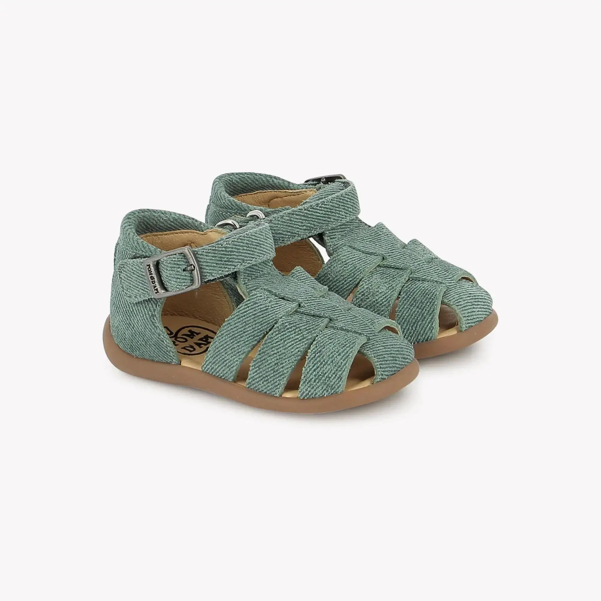 STAND-UP PAPY - VELOURS ALFA - MINT Pom d'Api