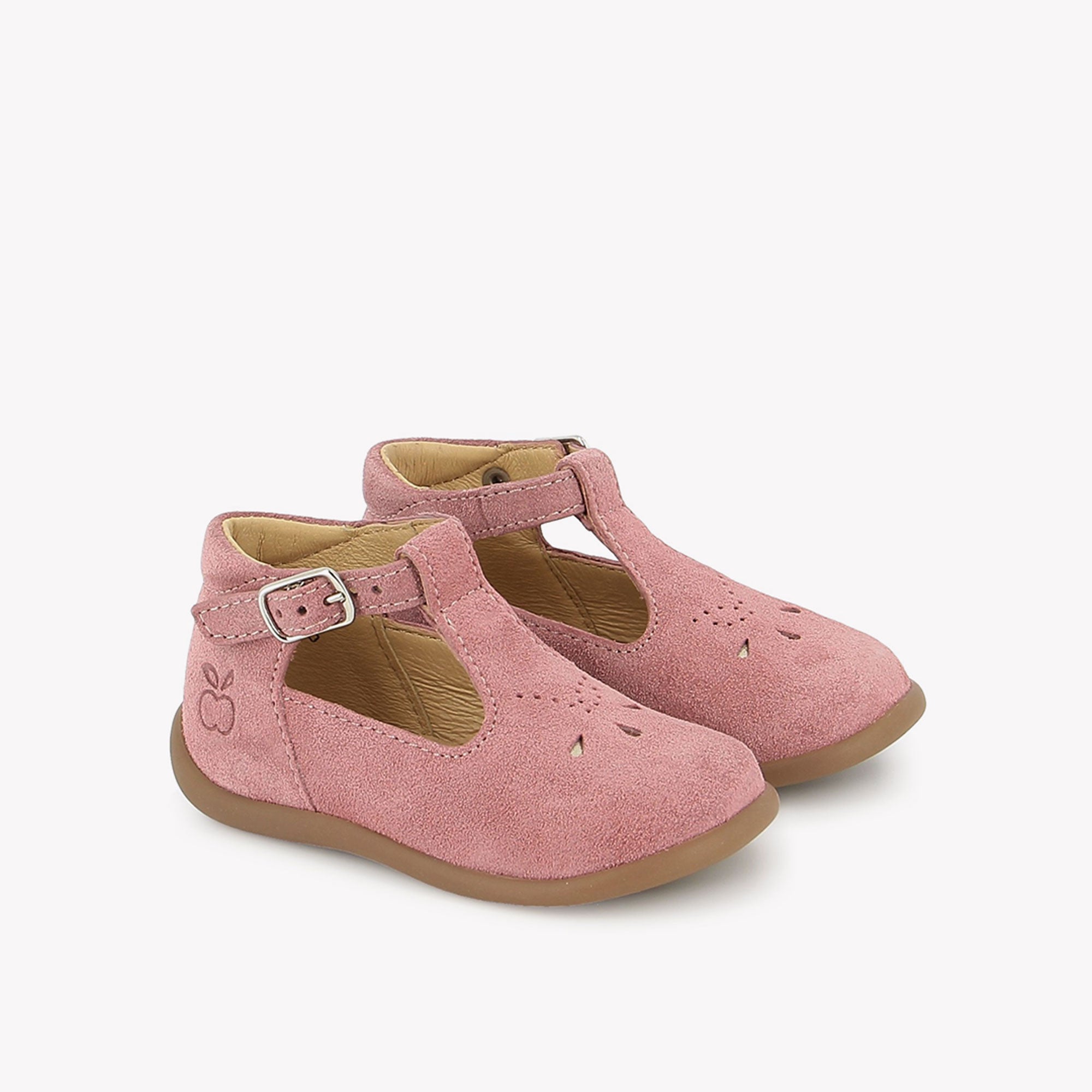 STAND-UP SALOME - VELOURS - ROSY POM D'API