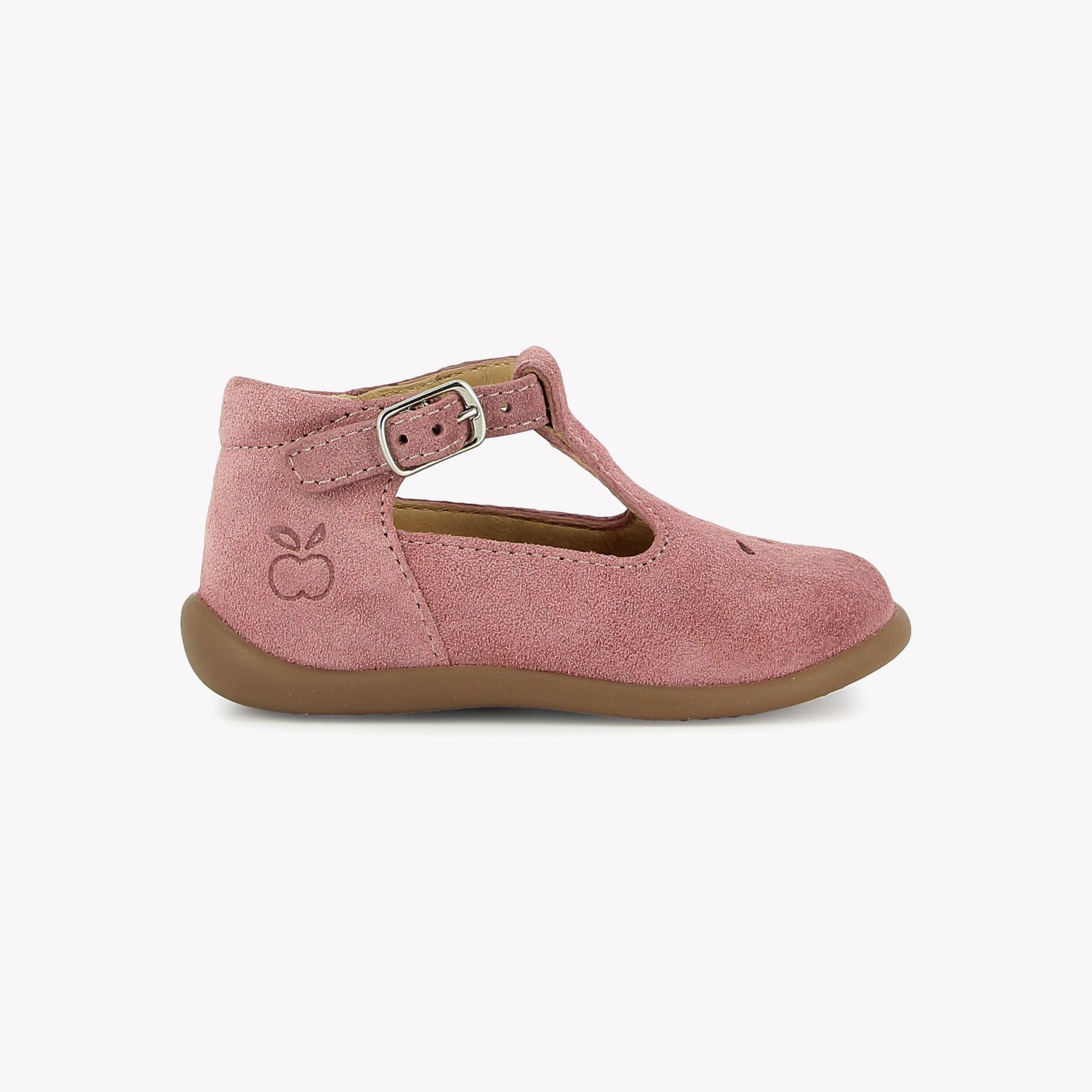 STAND-UP SALOME - VELOURS - ROSY POM D'API
