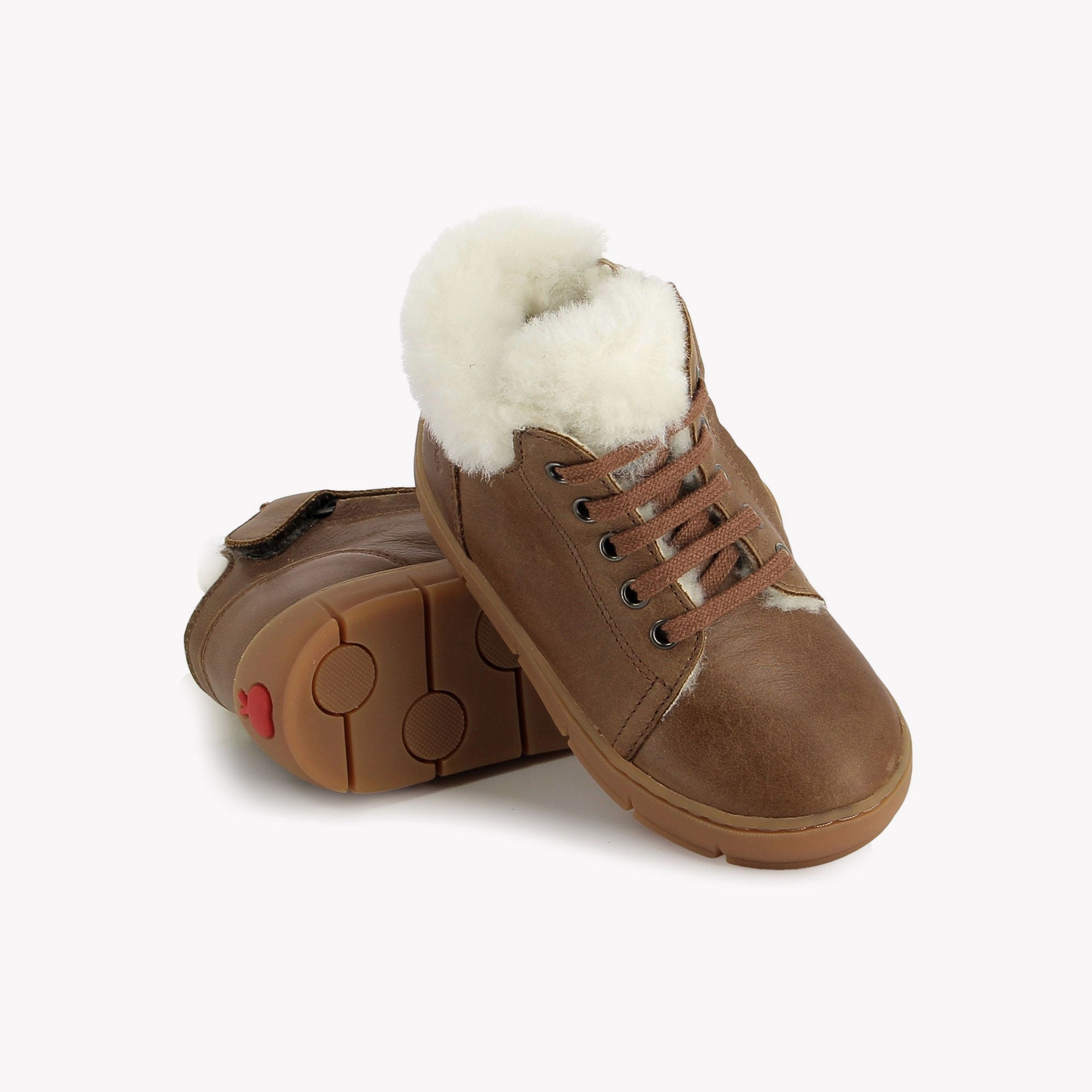 START TOP FUR - NAPPA - BROWN POM D'API