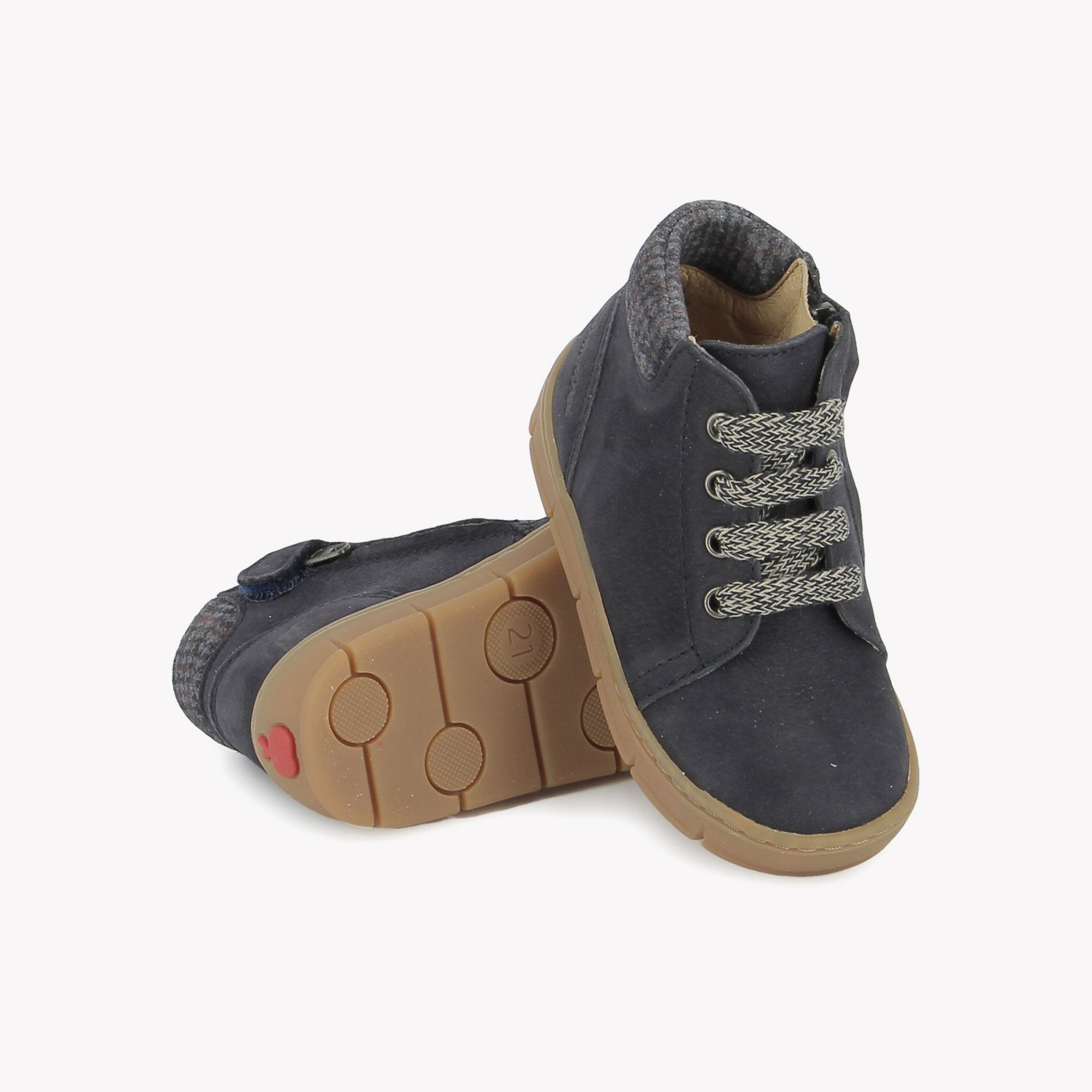 START TOP - NUBUCK - MARINE POM D'API