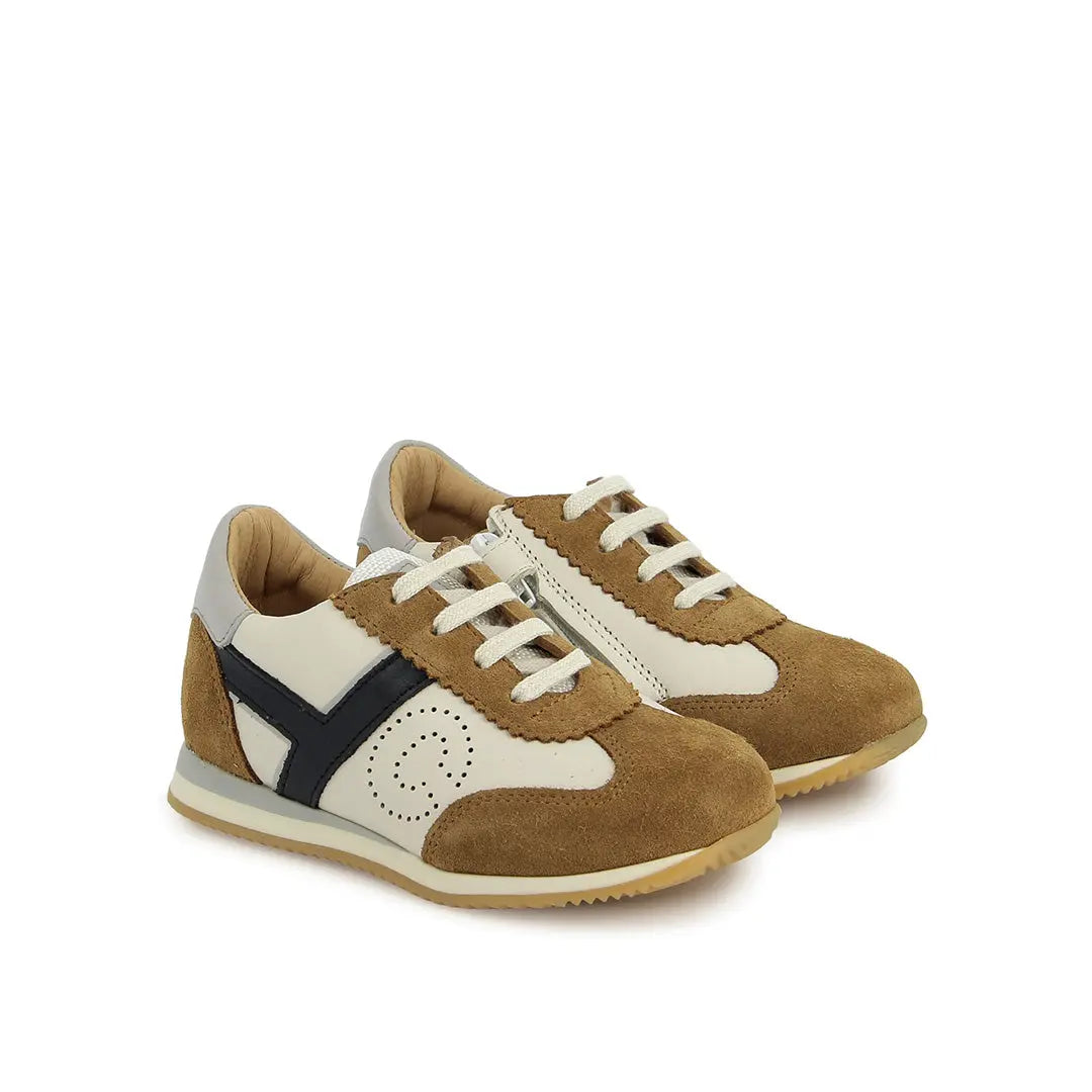 TC 77 - NAPPA-VELOURS - CAMEL-CREMA - MARINE TARTINE ET CHOCOLAT SOULIERS