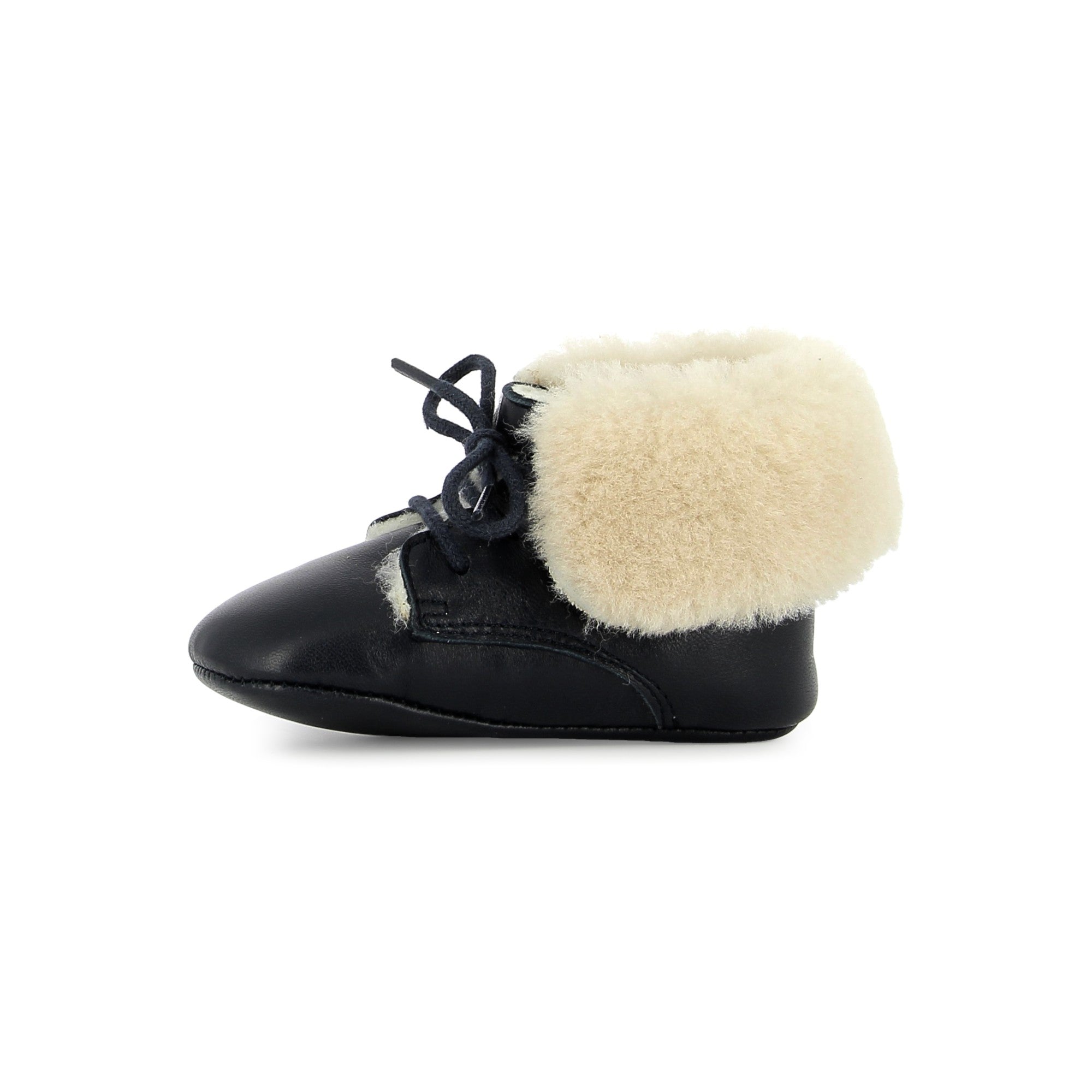 TC 15 FIRST FUR - SMOOTH LEATHER - NAVY TARTINE ET CHOCOLAT SOULIERS