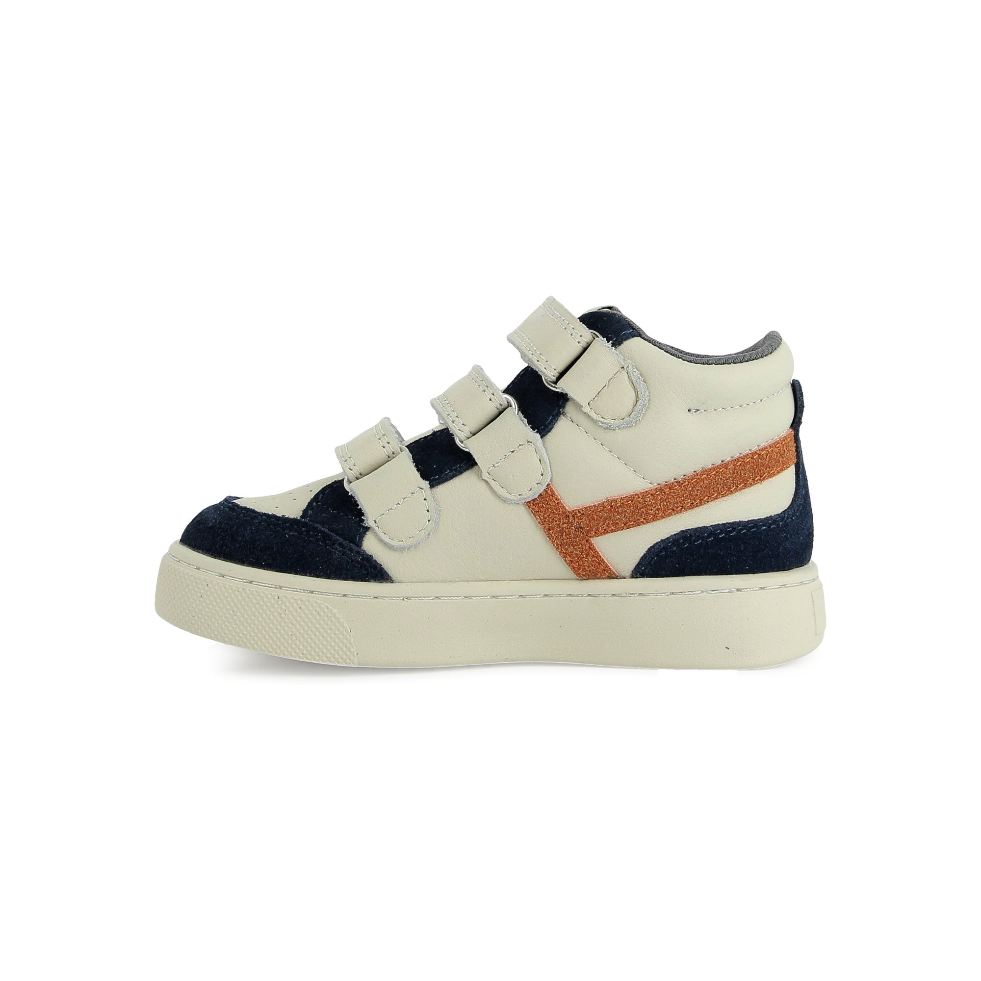 TC 17 HI EASY - NAPPA - WHITE-DK NAVY-DK ORA TARTINE ET CHOCOLAT SOULIERS