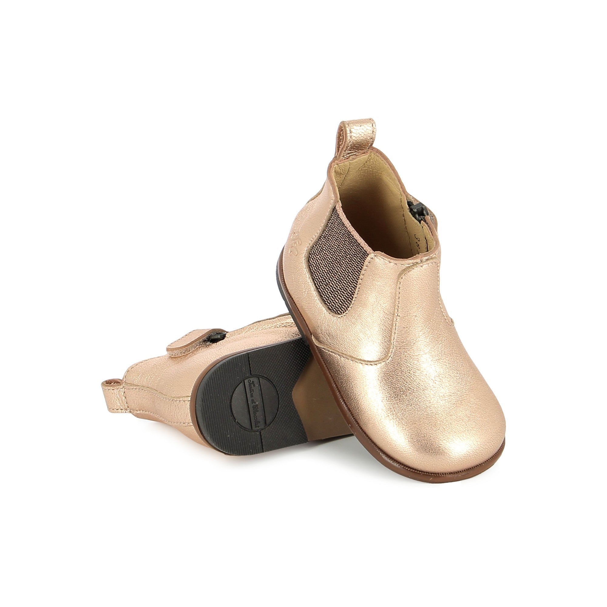 TC 1 ZIP ELAST - LAMINATO - COPPER TARTINE ET CHOCOLAT SOULIERS