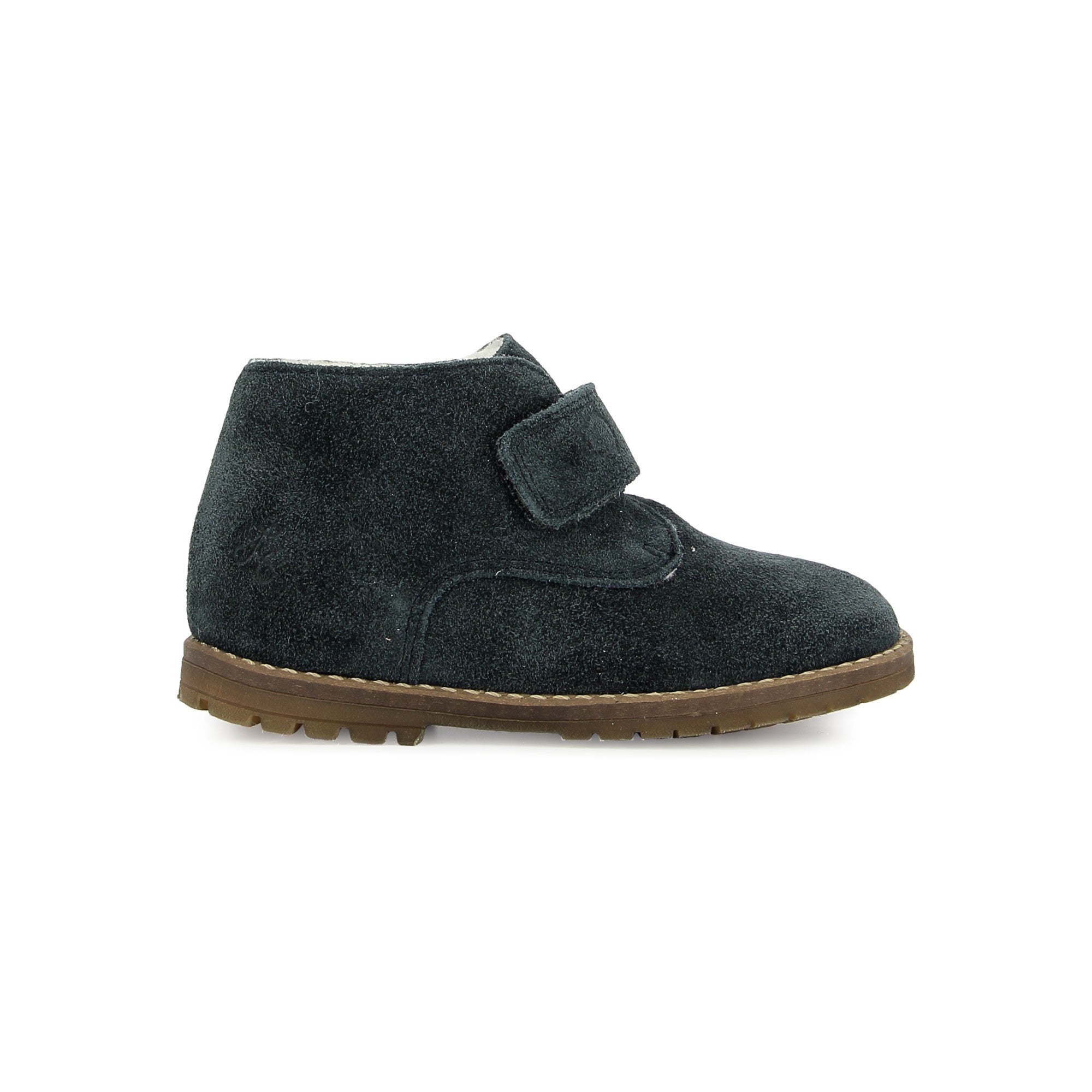 TC 2 EASY FUR - VELOURS - BLEU GRIS TARTINE ET CHOCOLAT SOULIERS