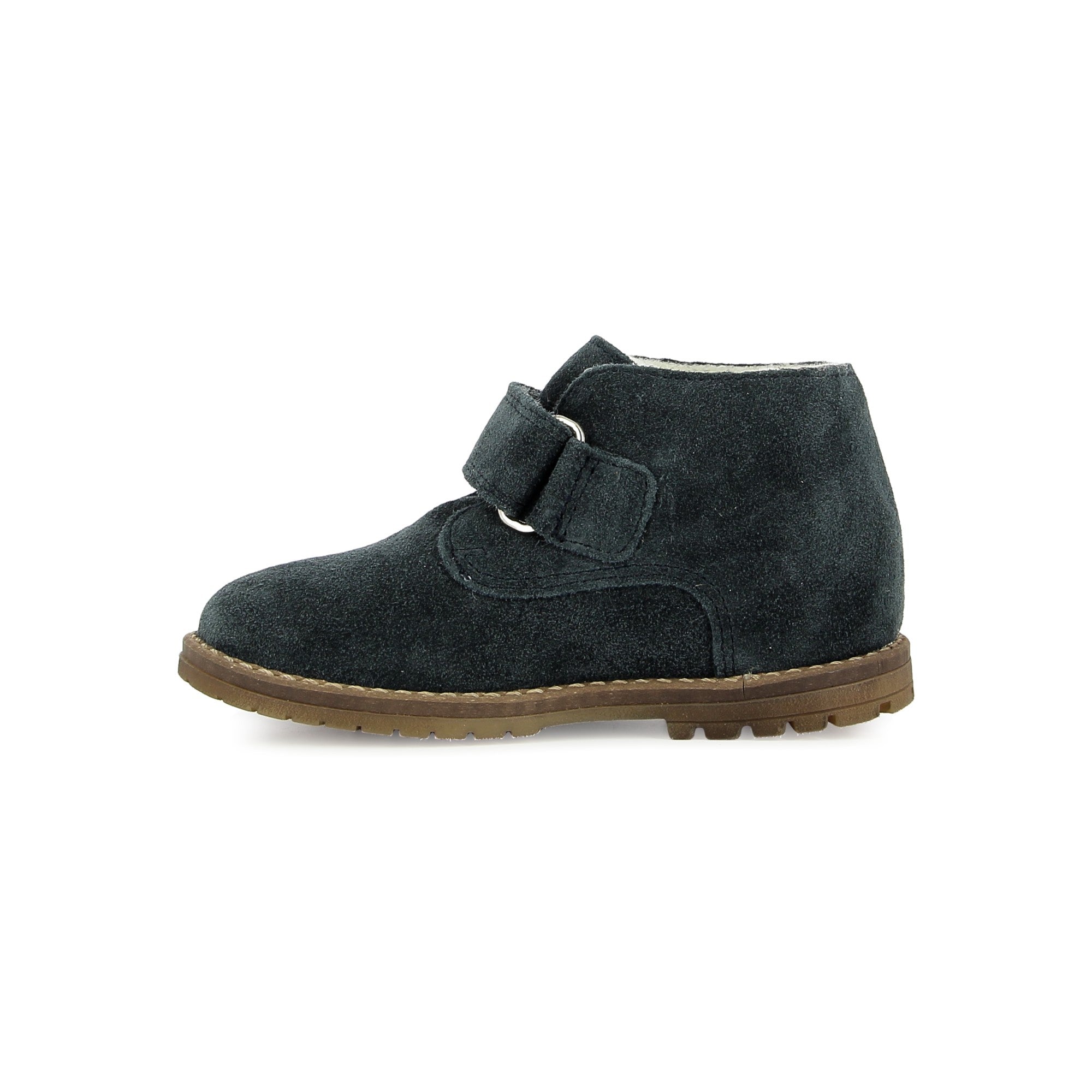 TC 2 EASY FUR - VELOURS - BLEU GRIS TARTINE ET CHOCOLAT SOULIERS