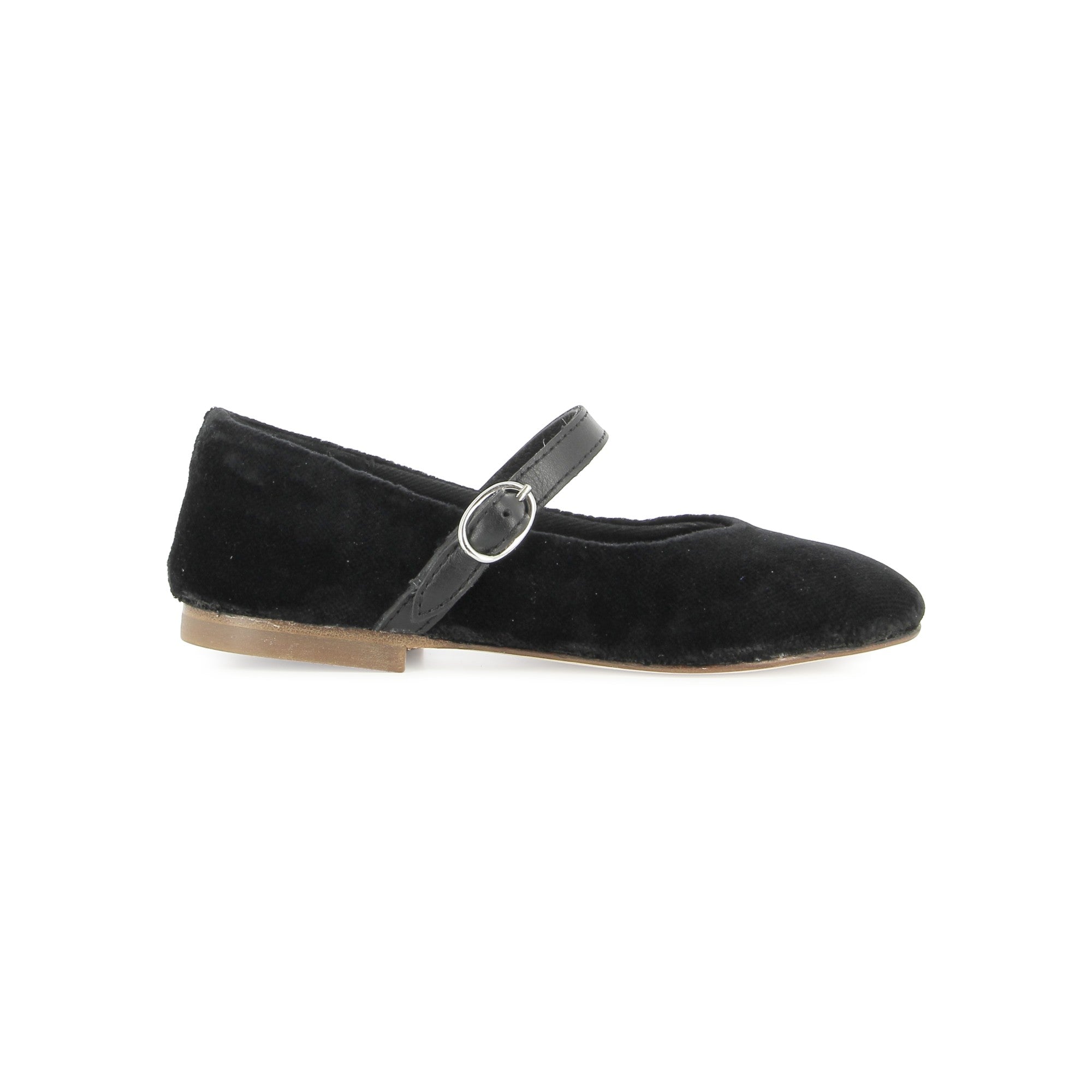 TC FLASH PUNTA - PANNE DE VELOUR - NOIR TARTINE ET CHOCOLAT SOULIERS