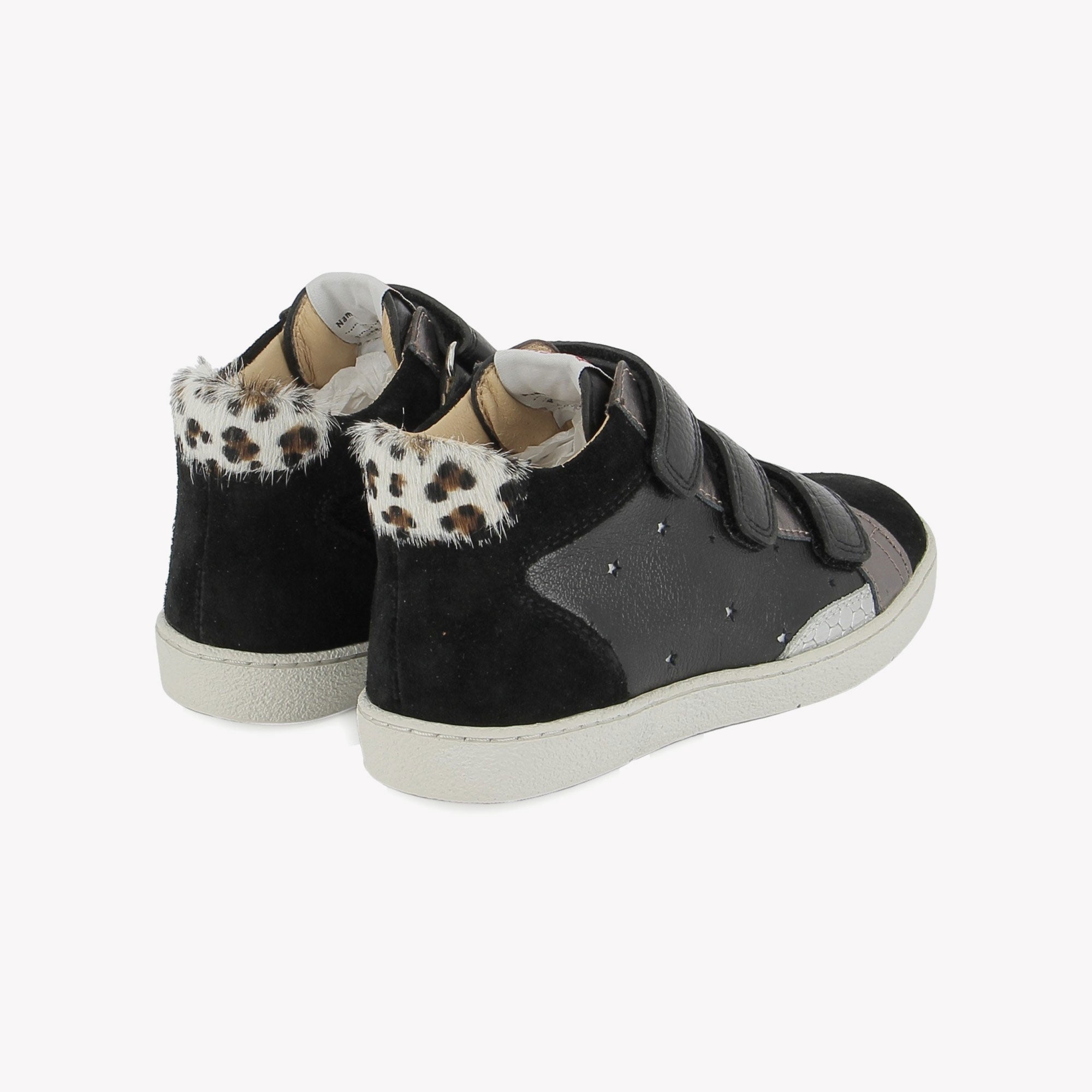 TOP TOUCH EASY - VELVET-NAPPA G - BLACK POM D'API