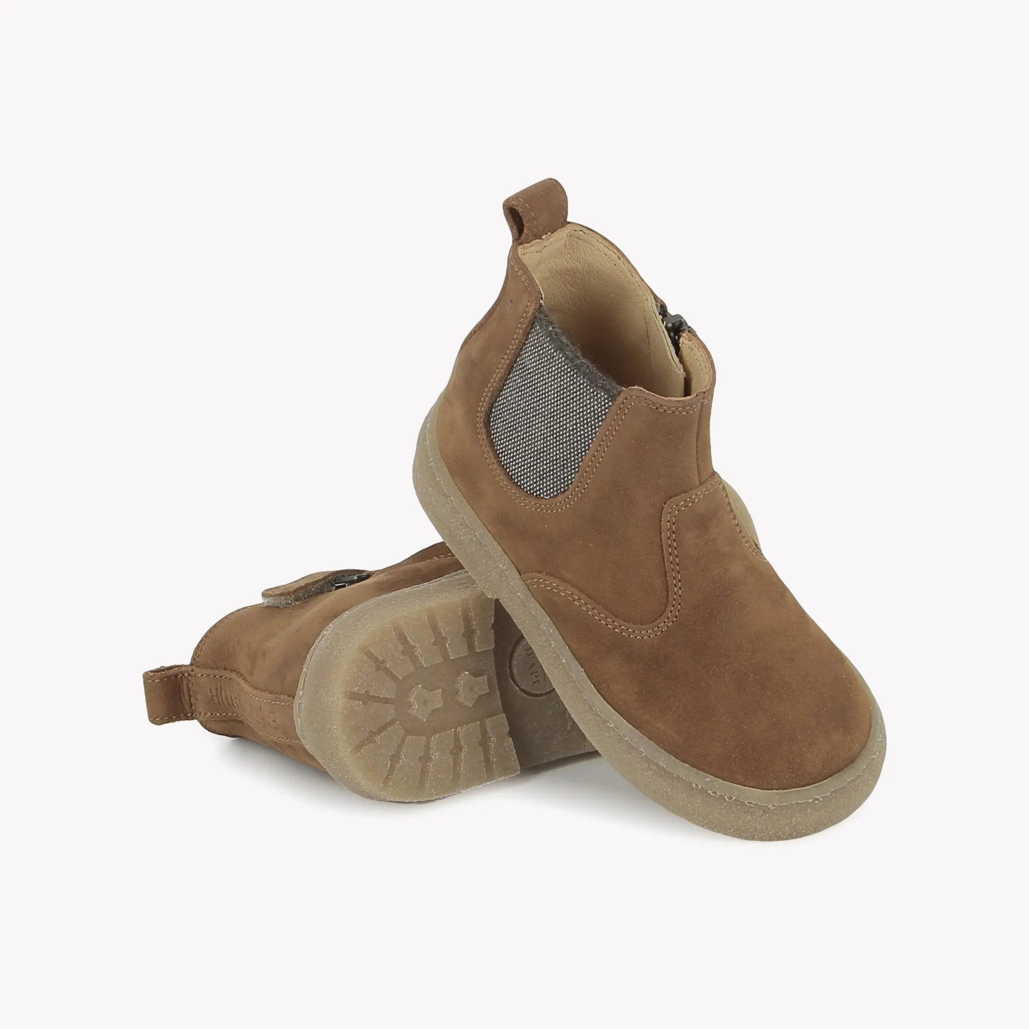 TRIX JOD ZIP - NUBUCK - COGNAC POM D'API