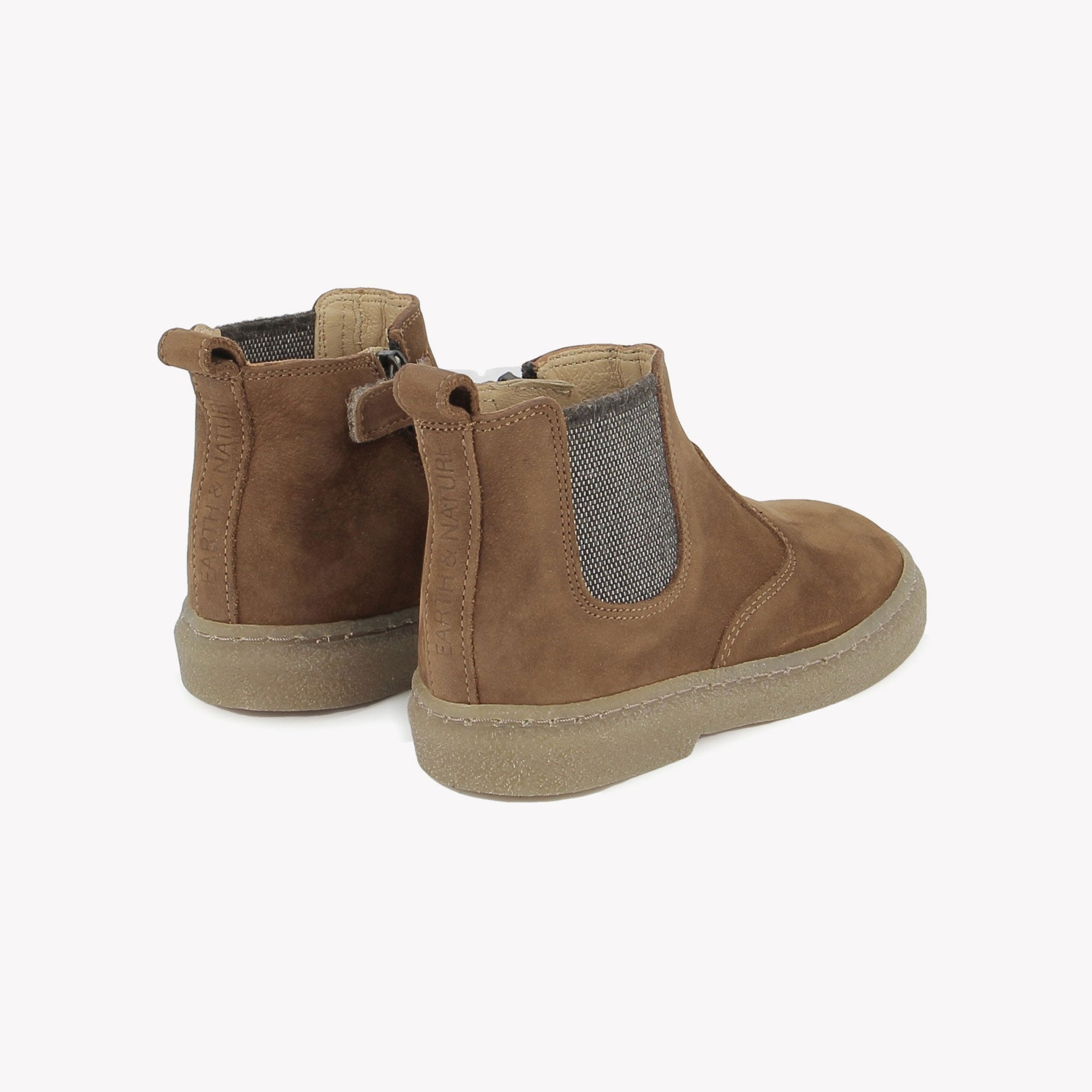 TRIX JOD ZIP - NUBUCK - COGNAC POM D'API