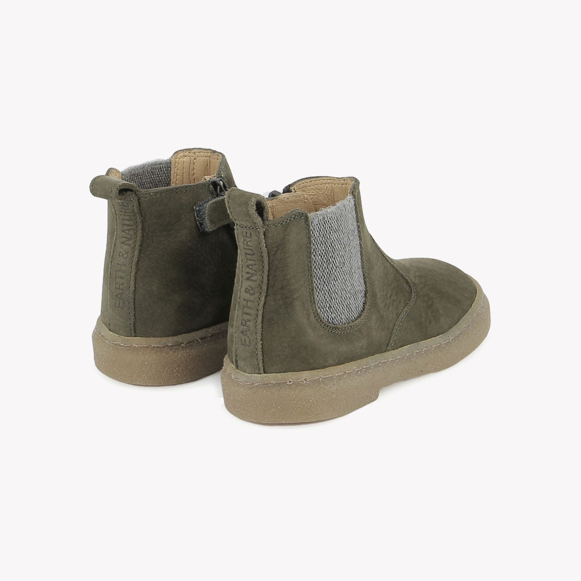 TRIX JOD ZIP - NUBUCK - KAKI POM D'API